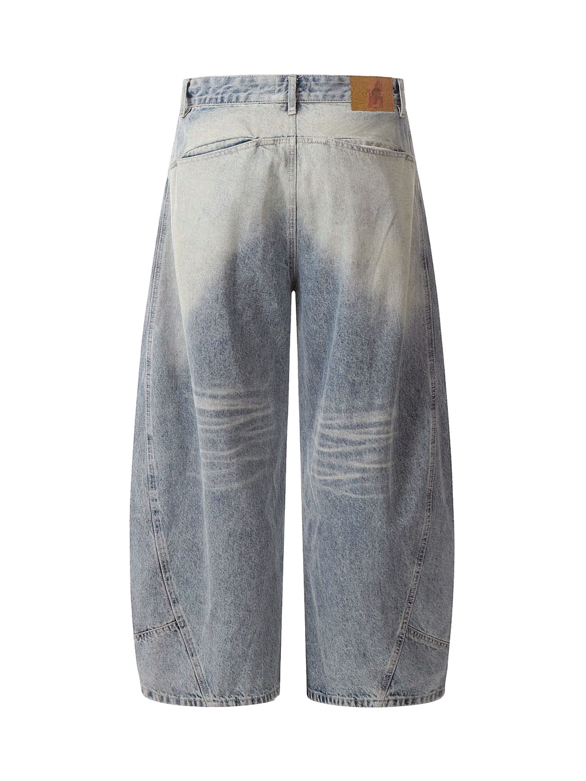 Thesupermade Distressed Baggy Barrel Jeans - 2317