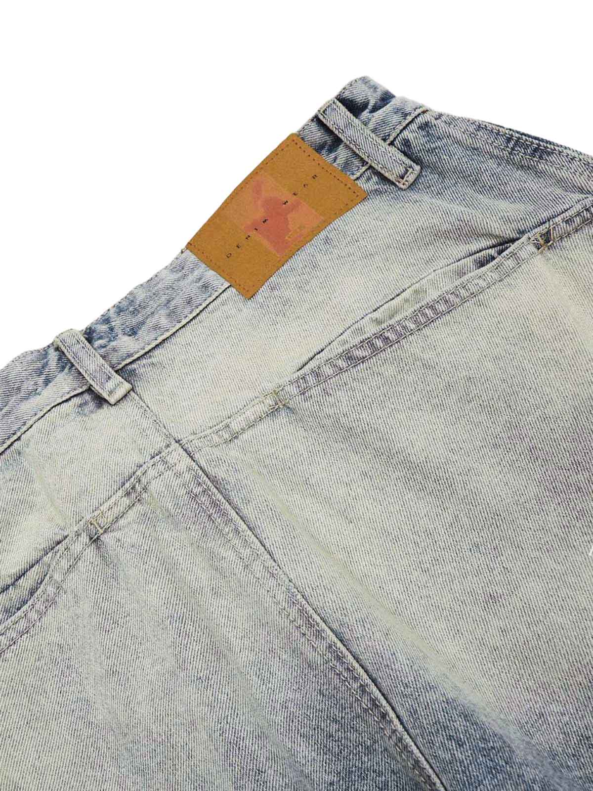 Thesupermade Distressed Baggy Barrel Jeans - 2317