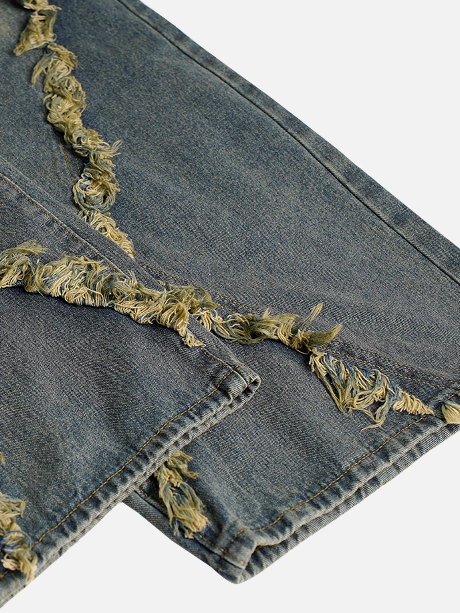 Thesupermade High Street Hip Hop Washed Distressed Jeans - 2069