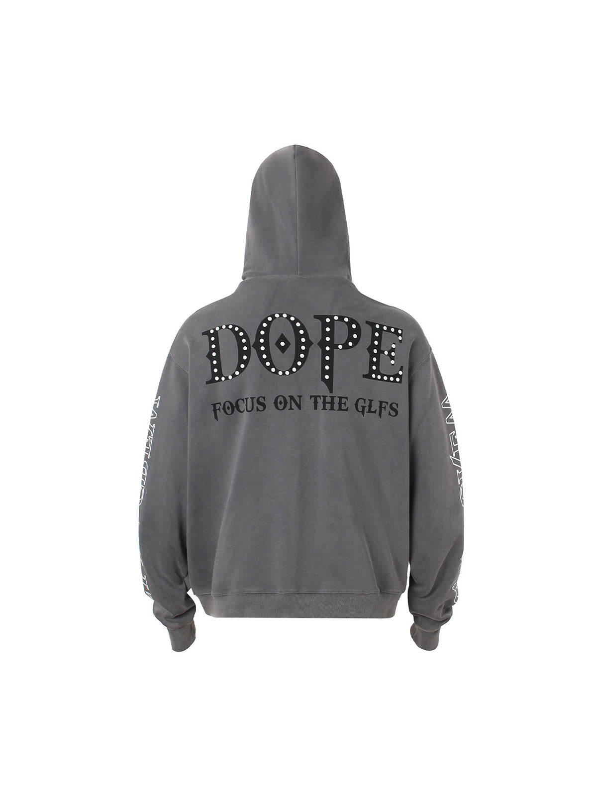 Thesupermade Rivet-adorned Graphic Hoodies