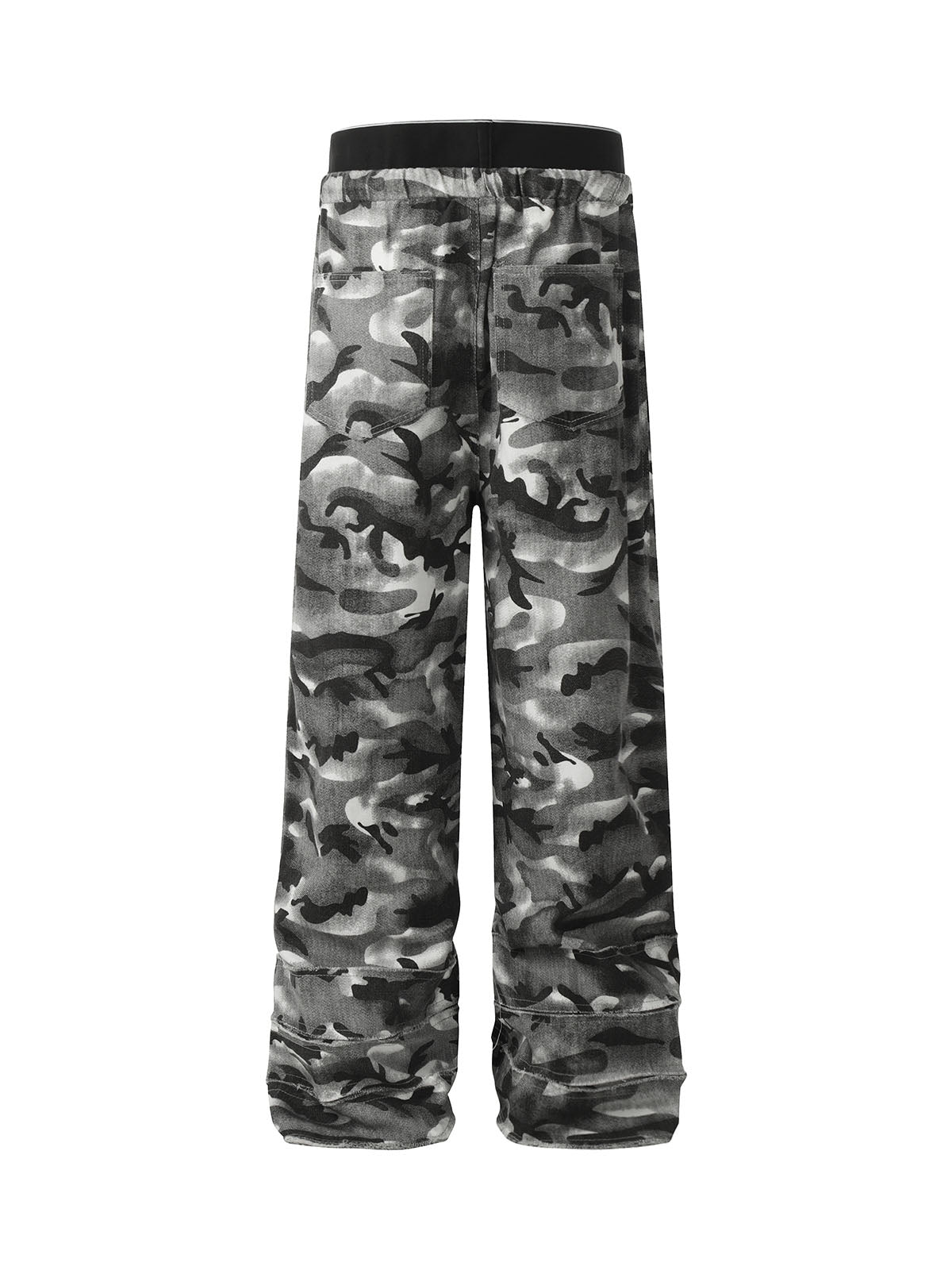 Thesupermade Camouflage Double Waistband Cargo Pants