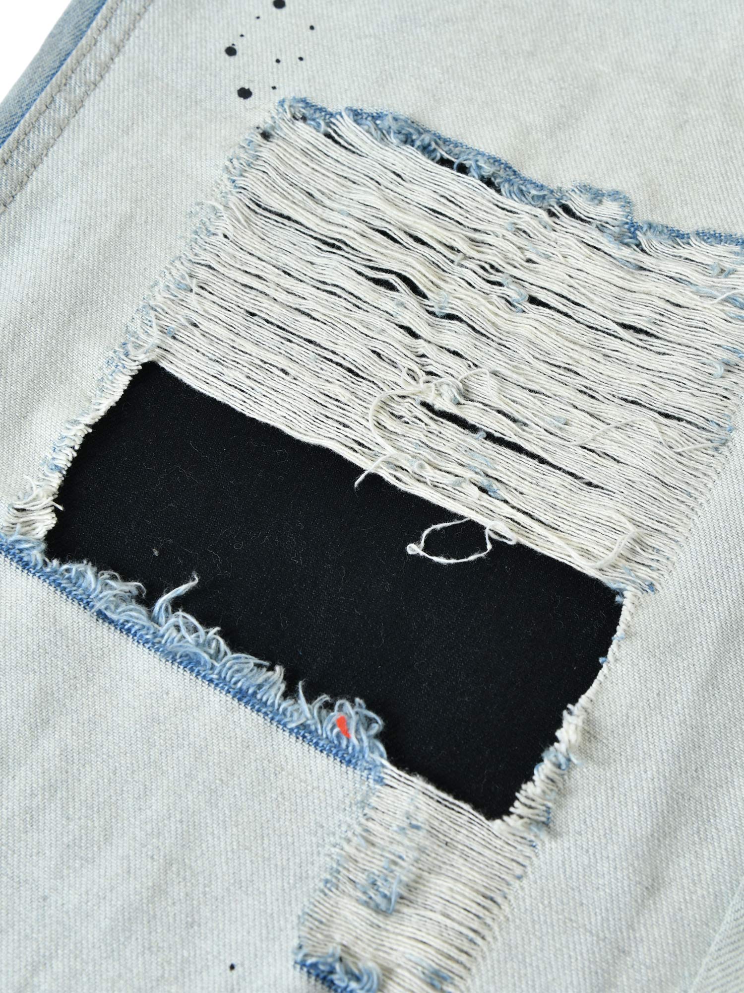 Thesupermade High Street Distressed Washed Ripped Jeans