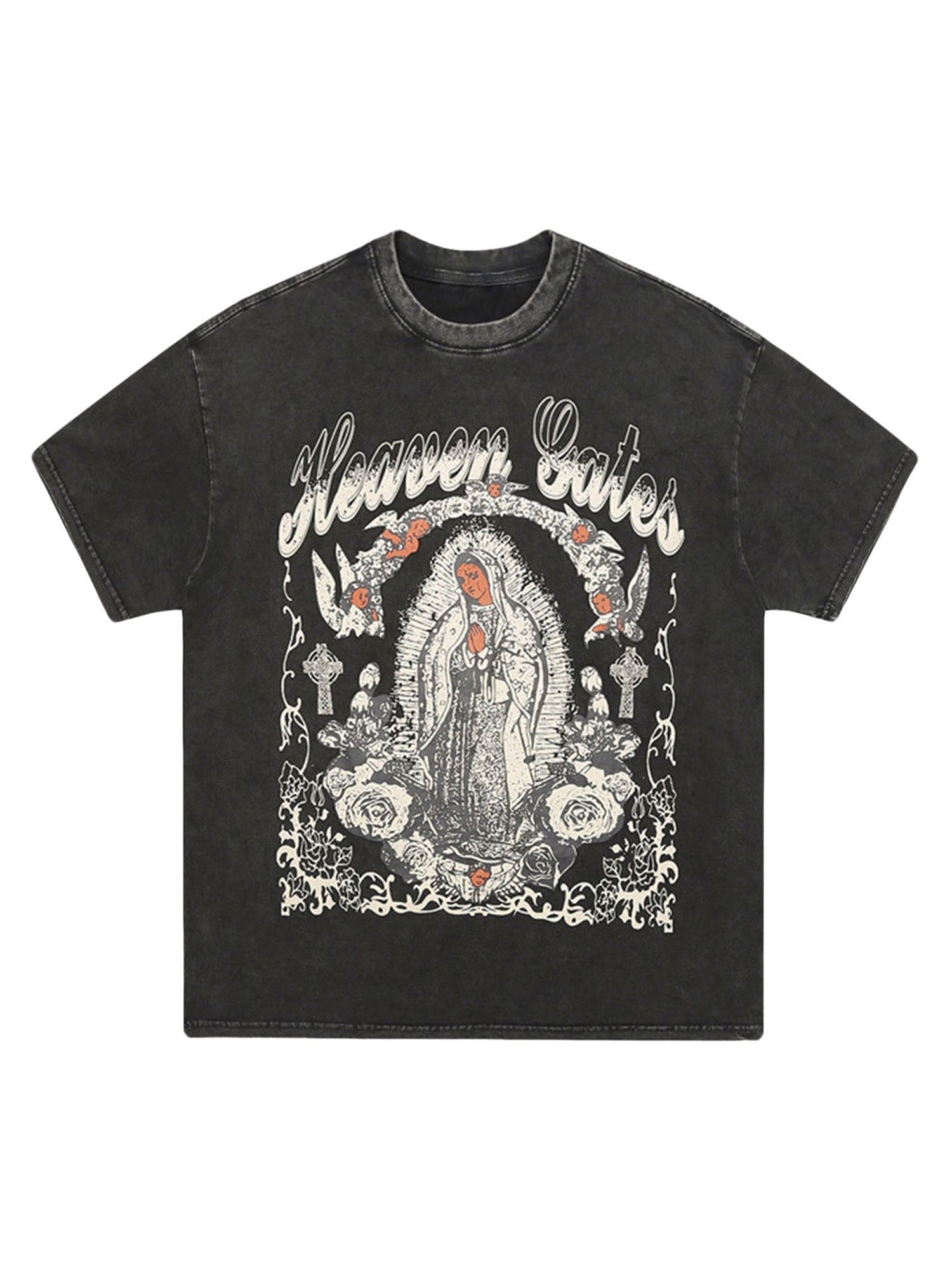 Retro Street Our Lady Of The Cross T-shirt - 2183