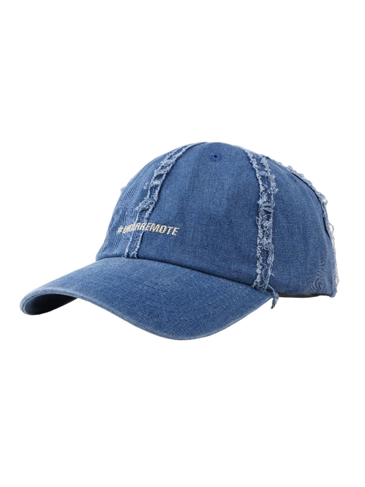 Distressed Denim Baseball Cap