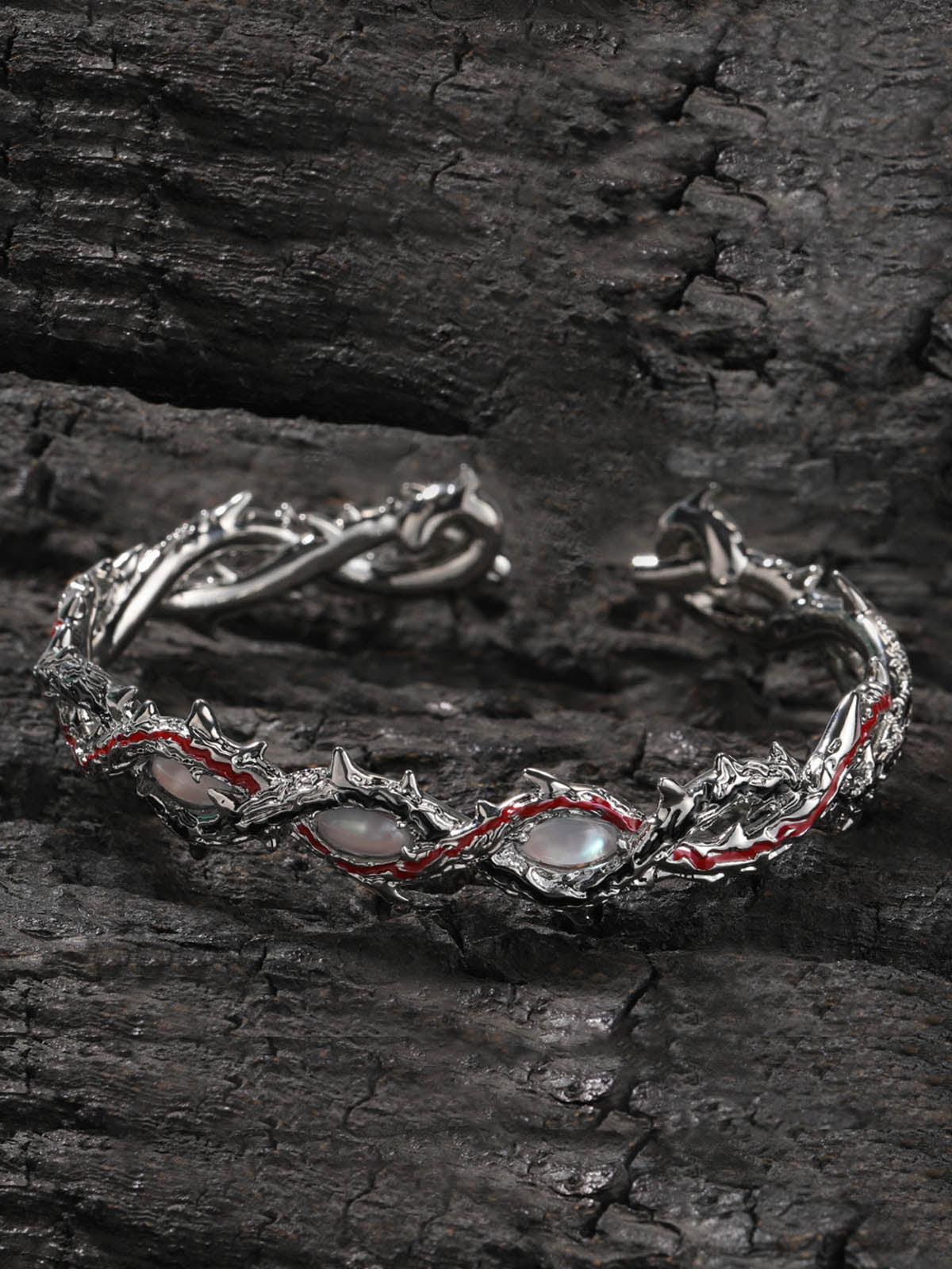 Dark Thorn Brass Bracelet