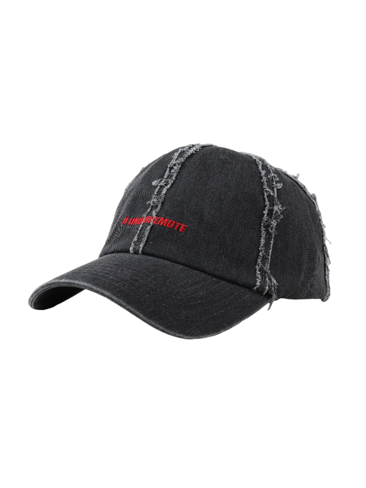 Distressed Denim Baseball Cap