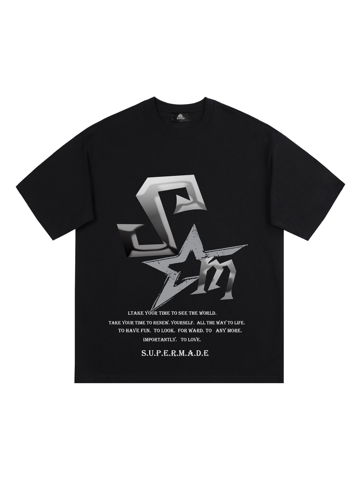 Thesupermad Logo Print T-shirt