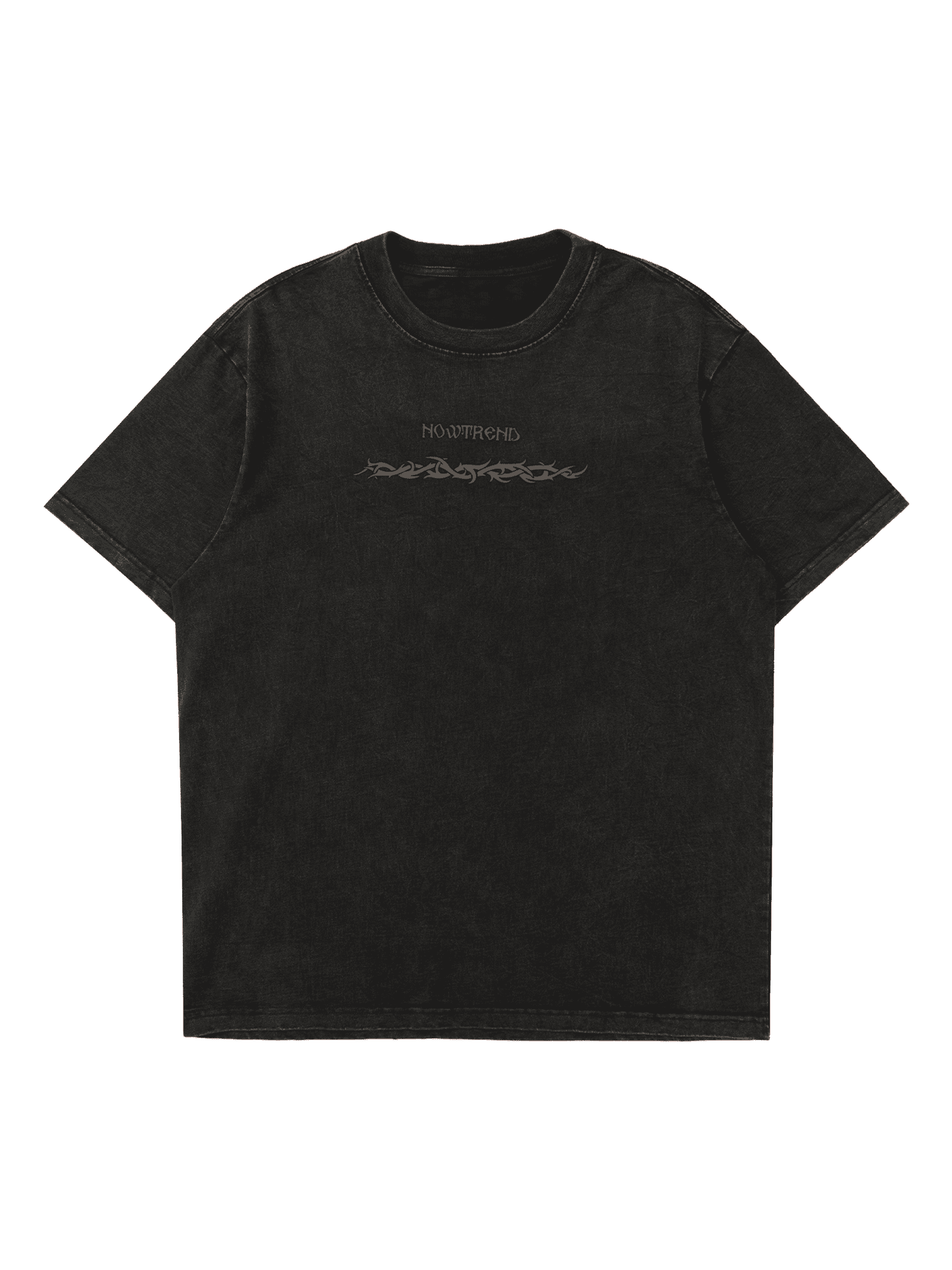 Thesupermade American Retro Letter Print T-shirt