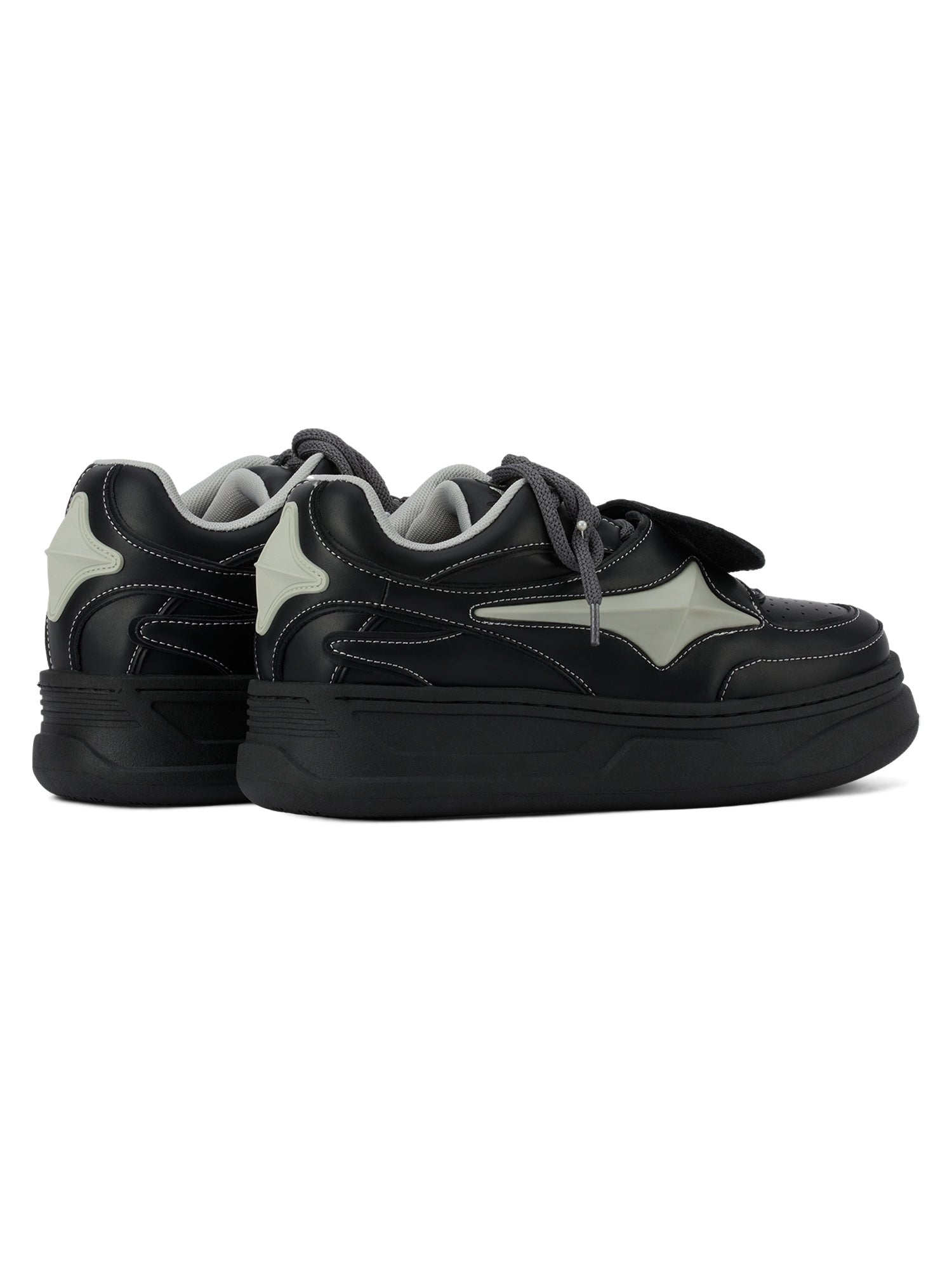 Thesupermade Couple Design Four Pointed Star Sneakers - 2038