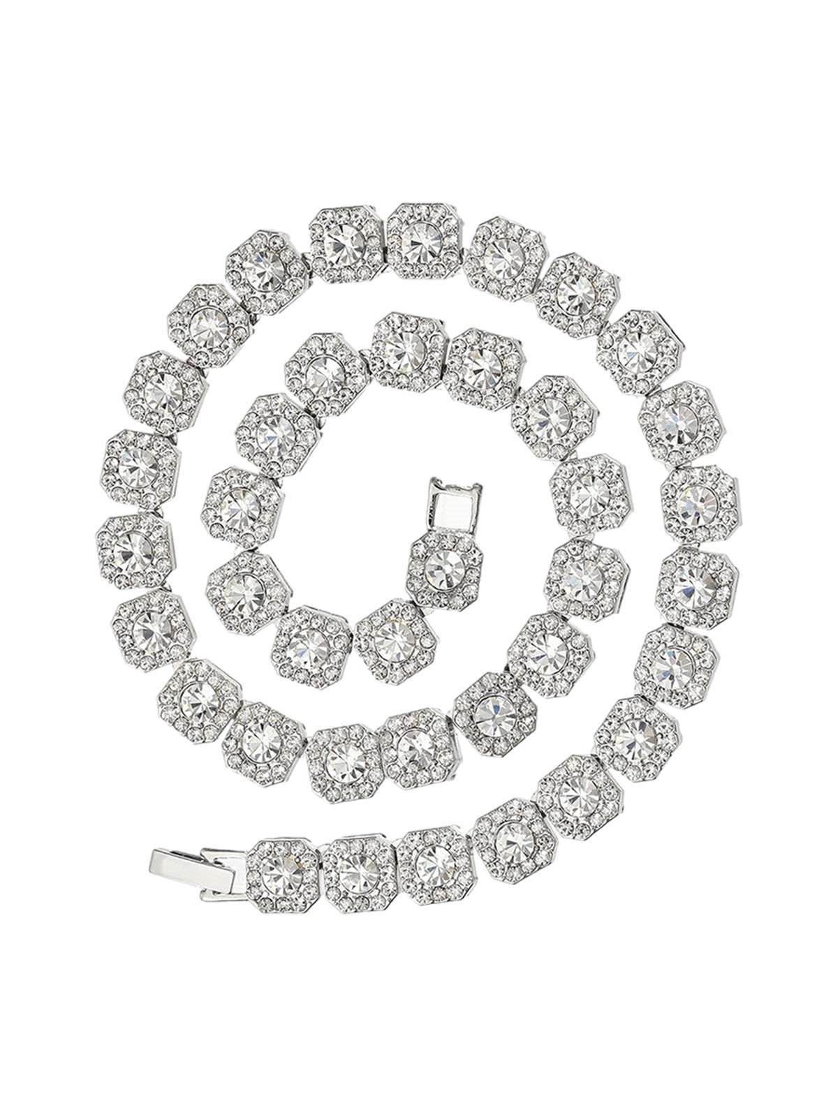 Thesupermade Round Diamond Cuban Necklace