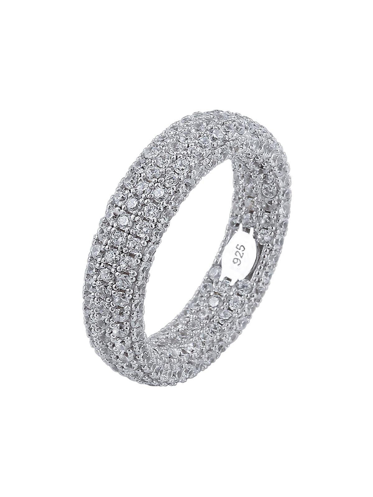 925 Sterling Silver Zircon Ring