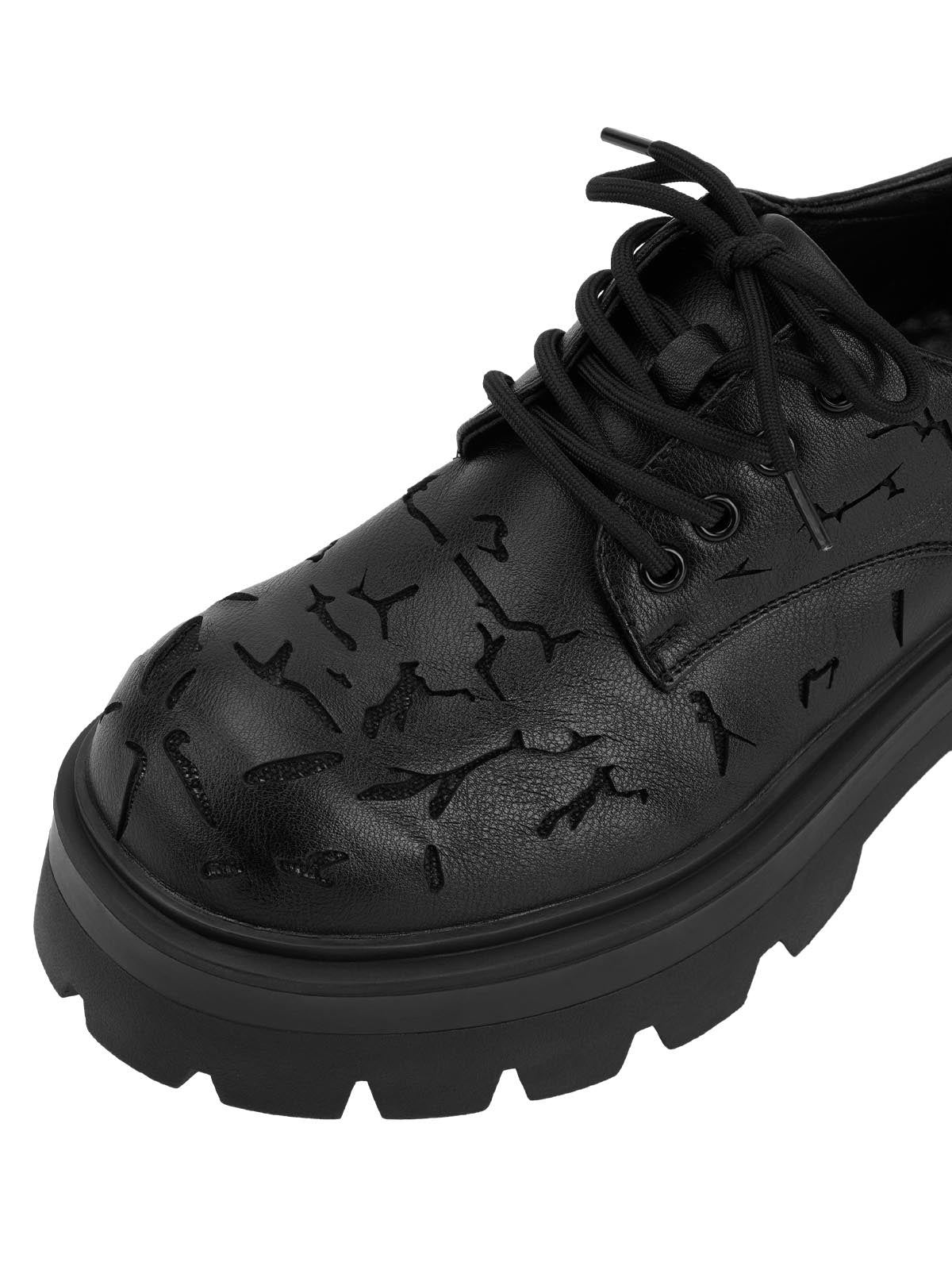 Thesupermade High Street Crackle Leather Shoes - 2182