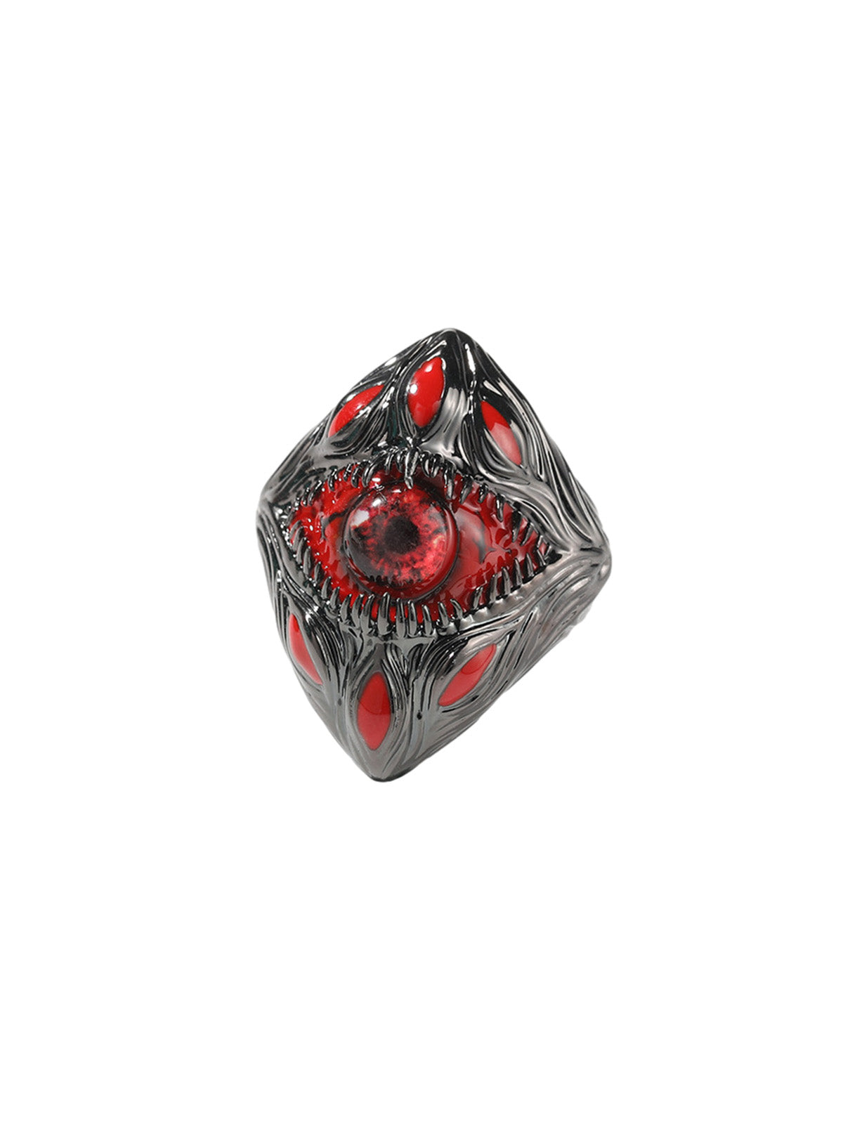 Dark Style Red Eye Copper Ring