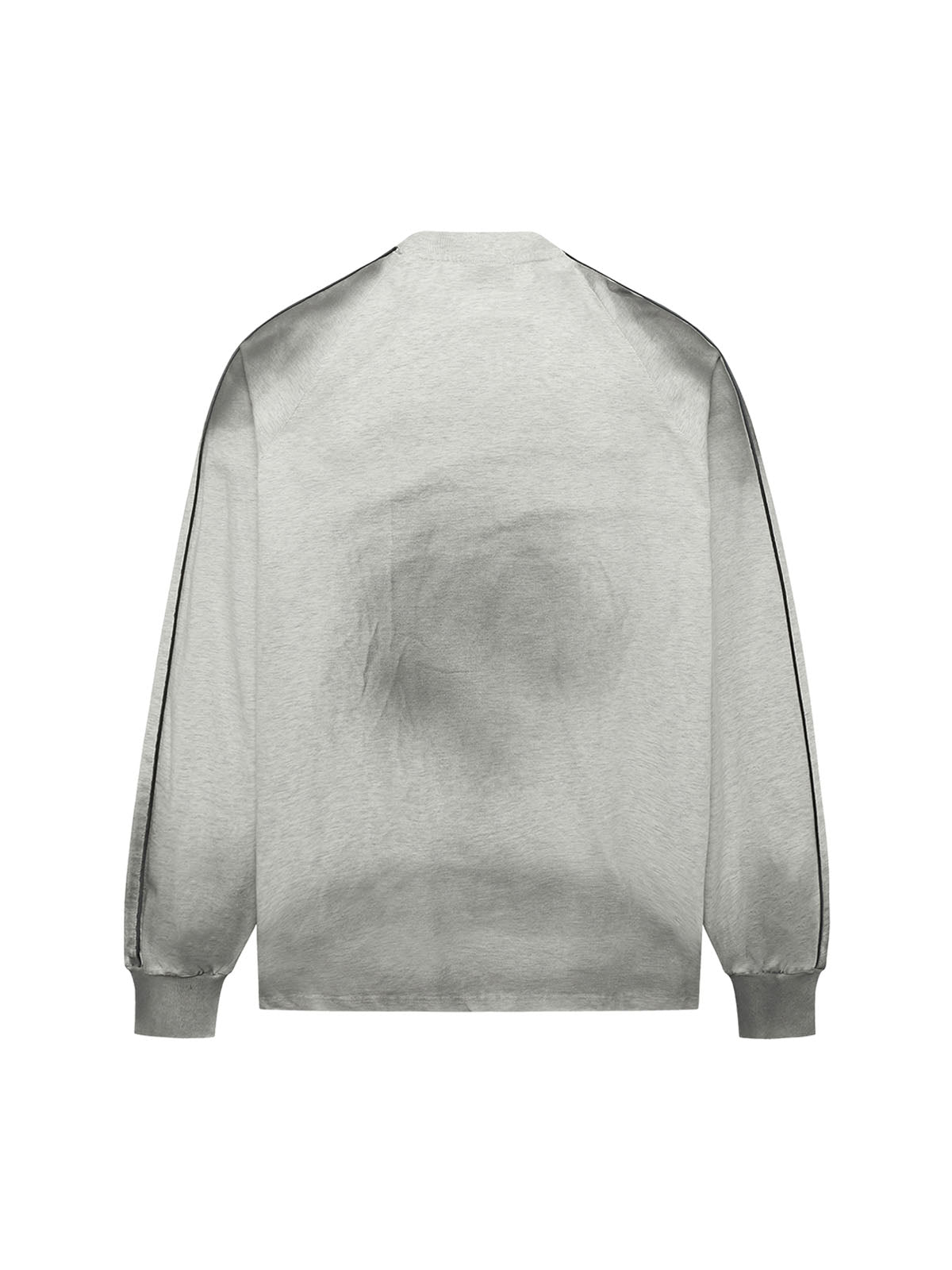 Wasteland Style Dirty Dyed Retro Print Sweatshirt