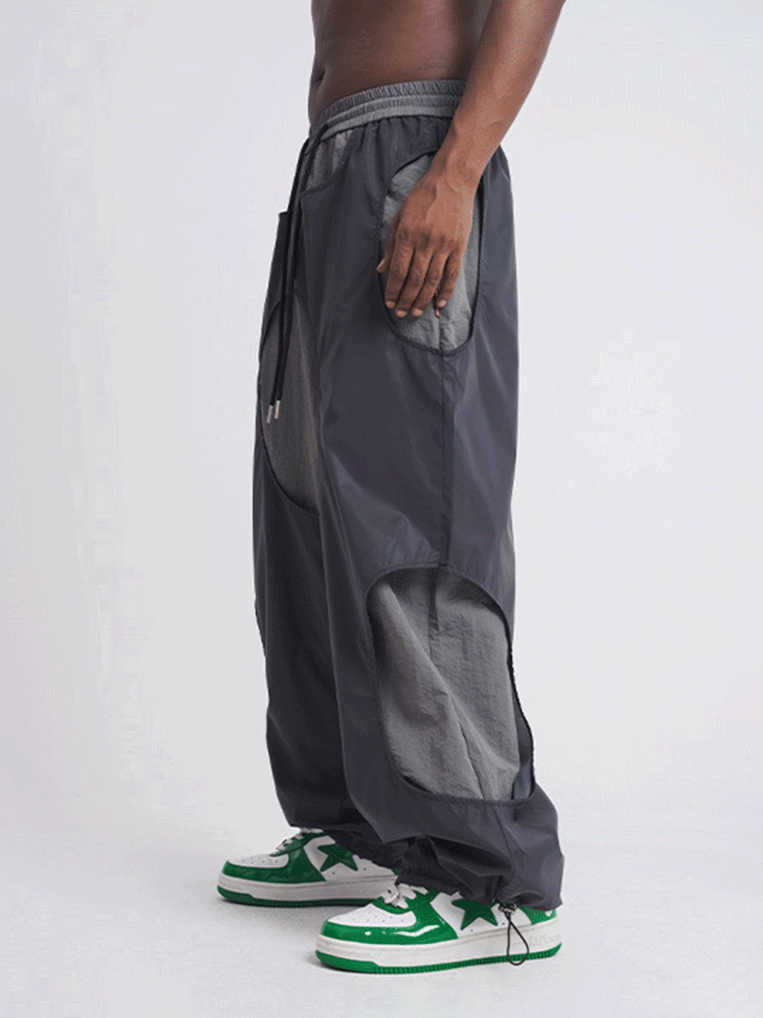 Thesupermade High Street Reflective Double Layer Pants