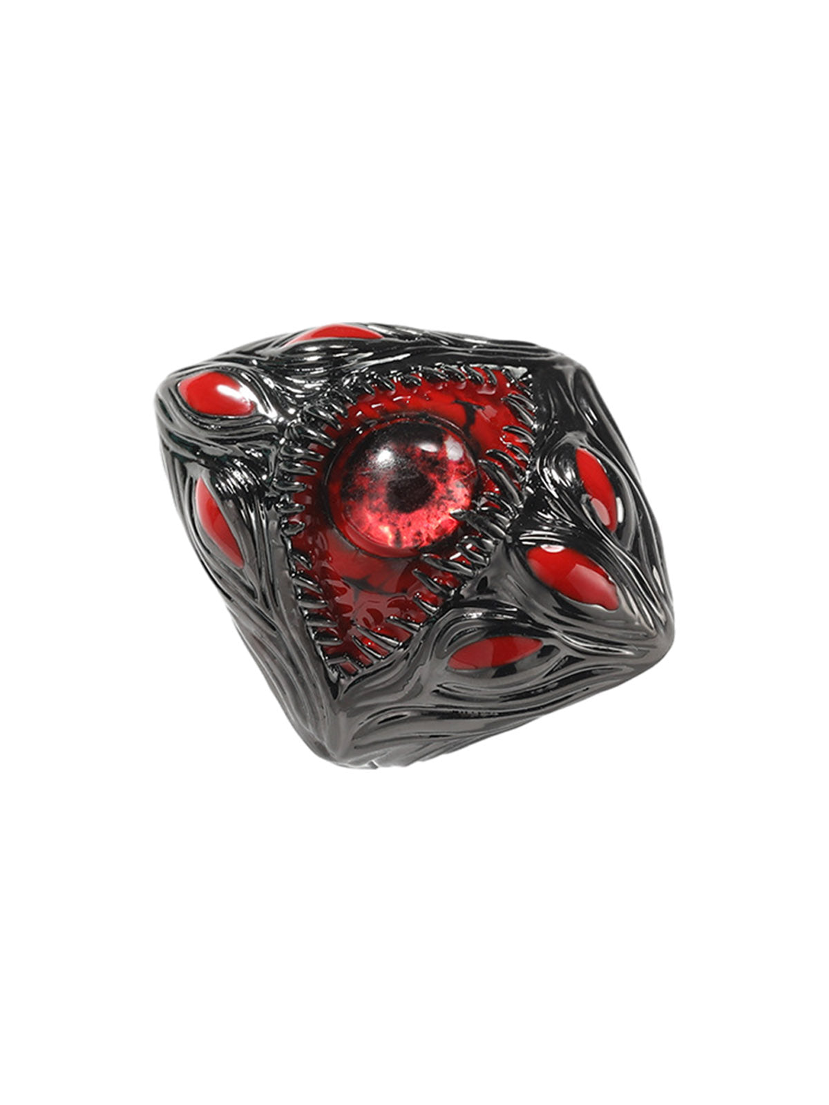 Dark Style Red Eye Copper Ring