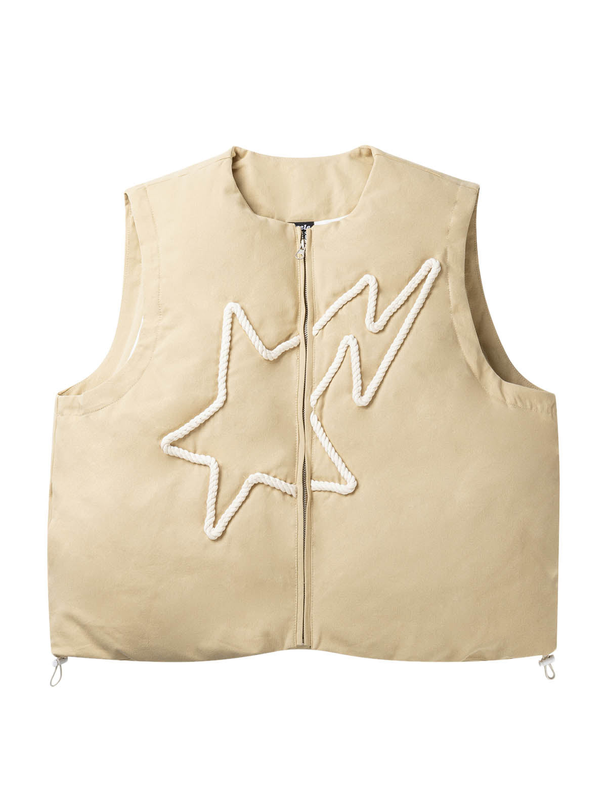 Thesupermade Star Embroidered Puffer Vest