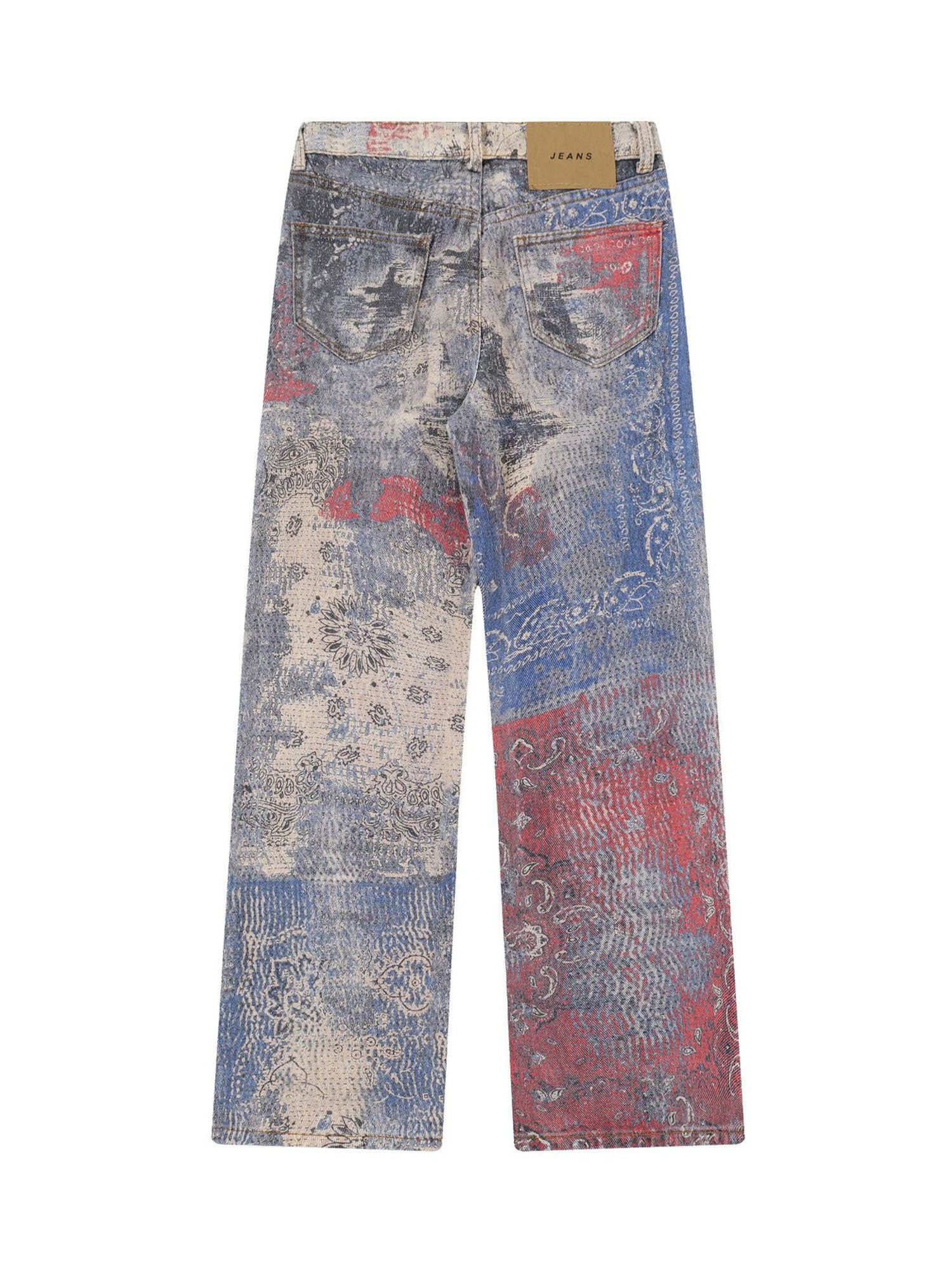 Thesupermade Paisley Printed Jeans