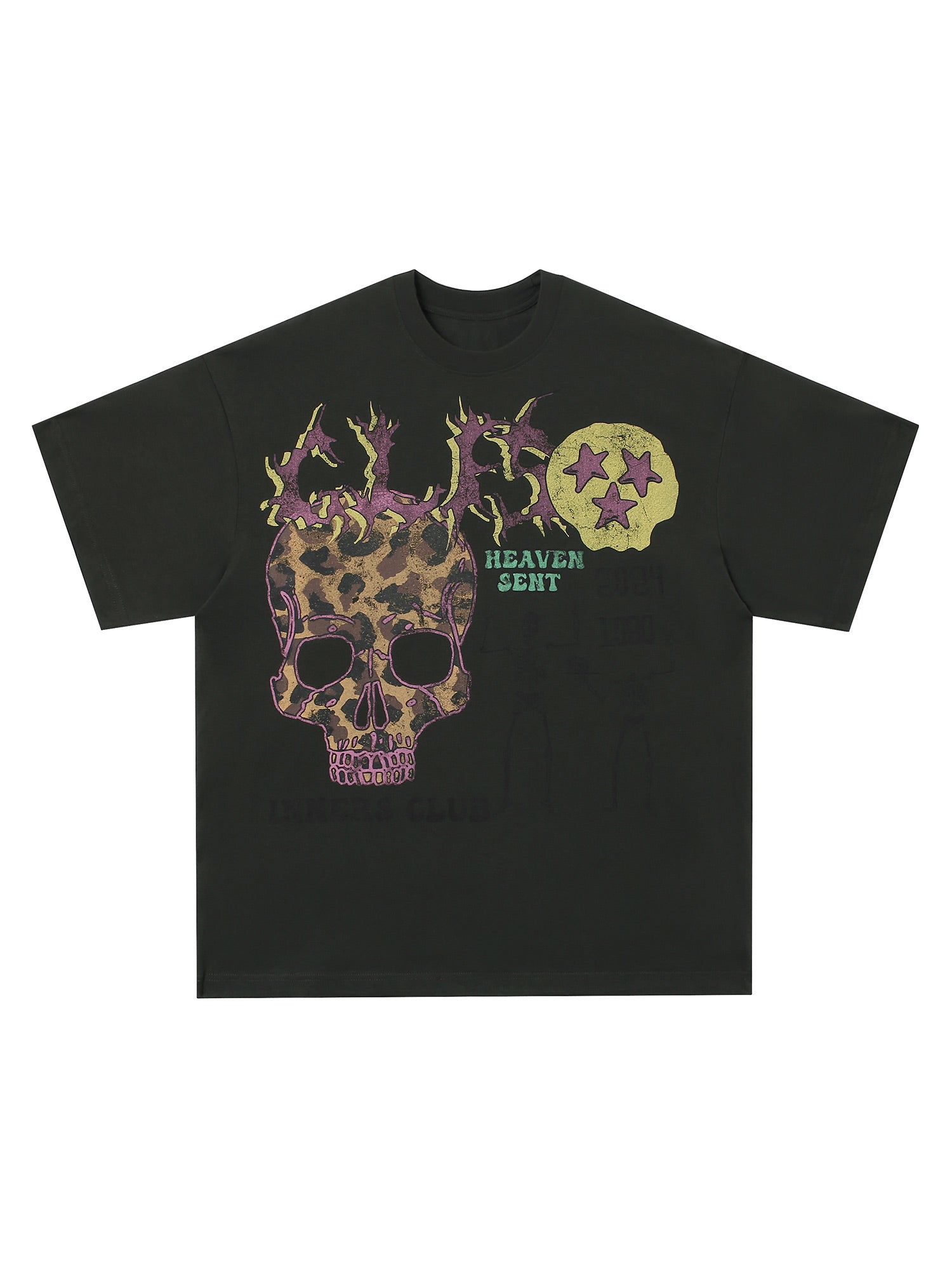 Thesupermade Skull Print Crew Neck T-shirt