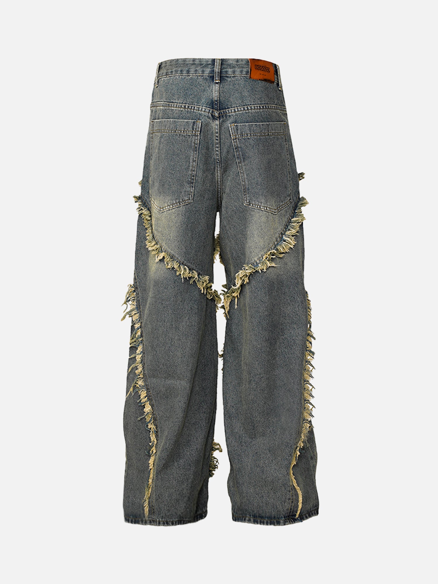 Thesupermade High Street Hip Hop Washed Distressed Jeans - 2069