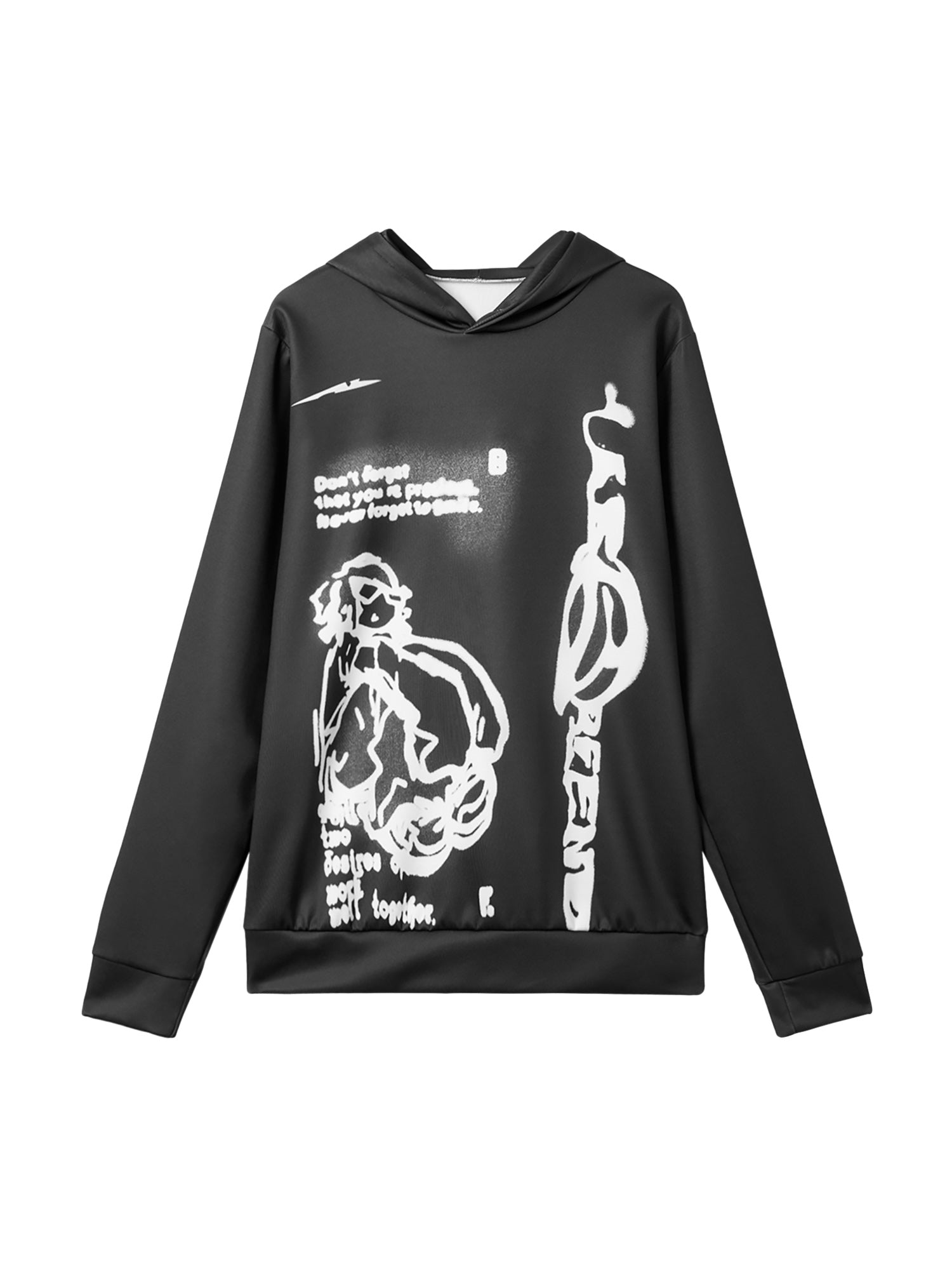 Thesupermade Line Painted Character Hoodie