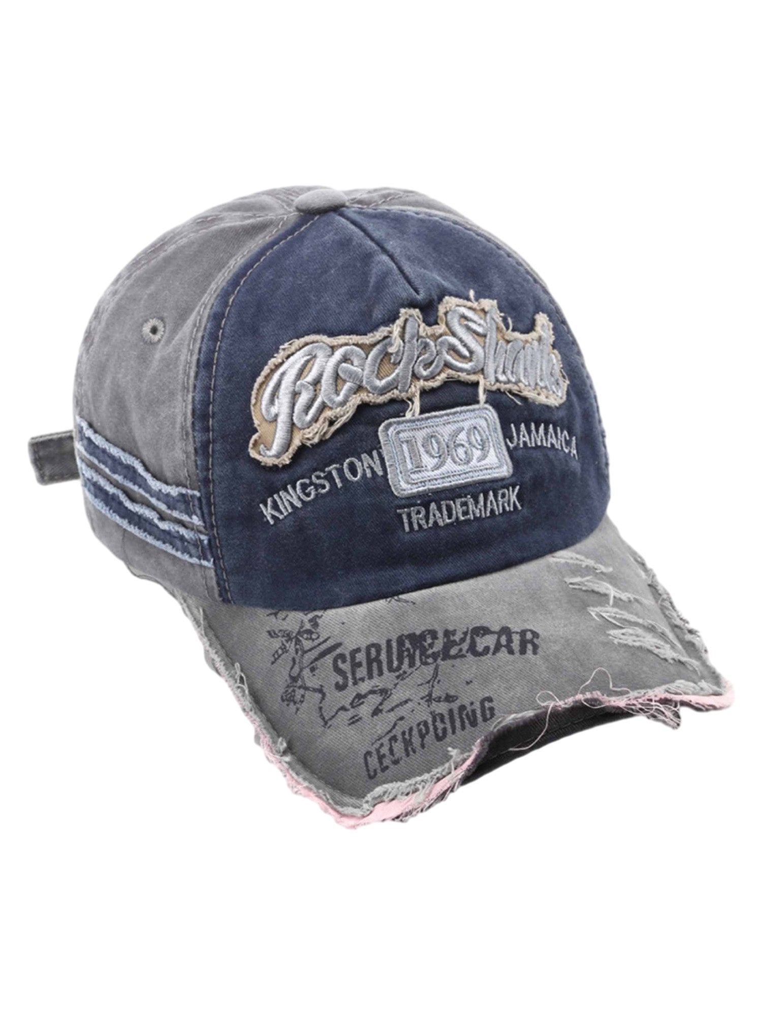 Thesupermade Retro Letter Denim Cap - 2136