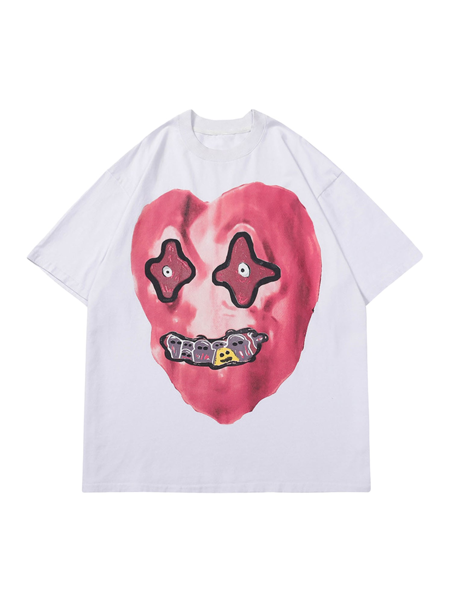 Thesupermade Fun Graphic Printed Oversized T-shirt - 2030