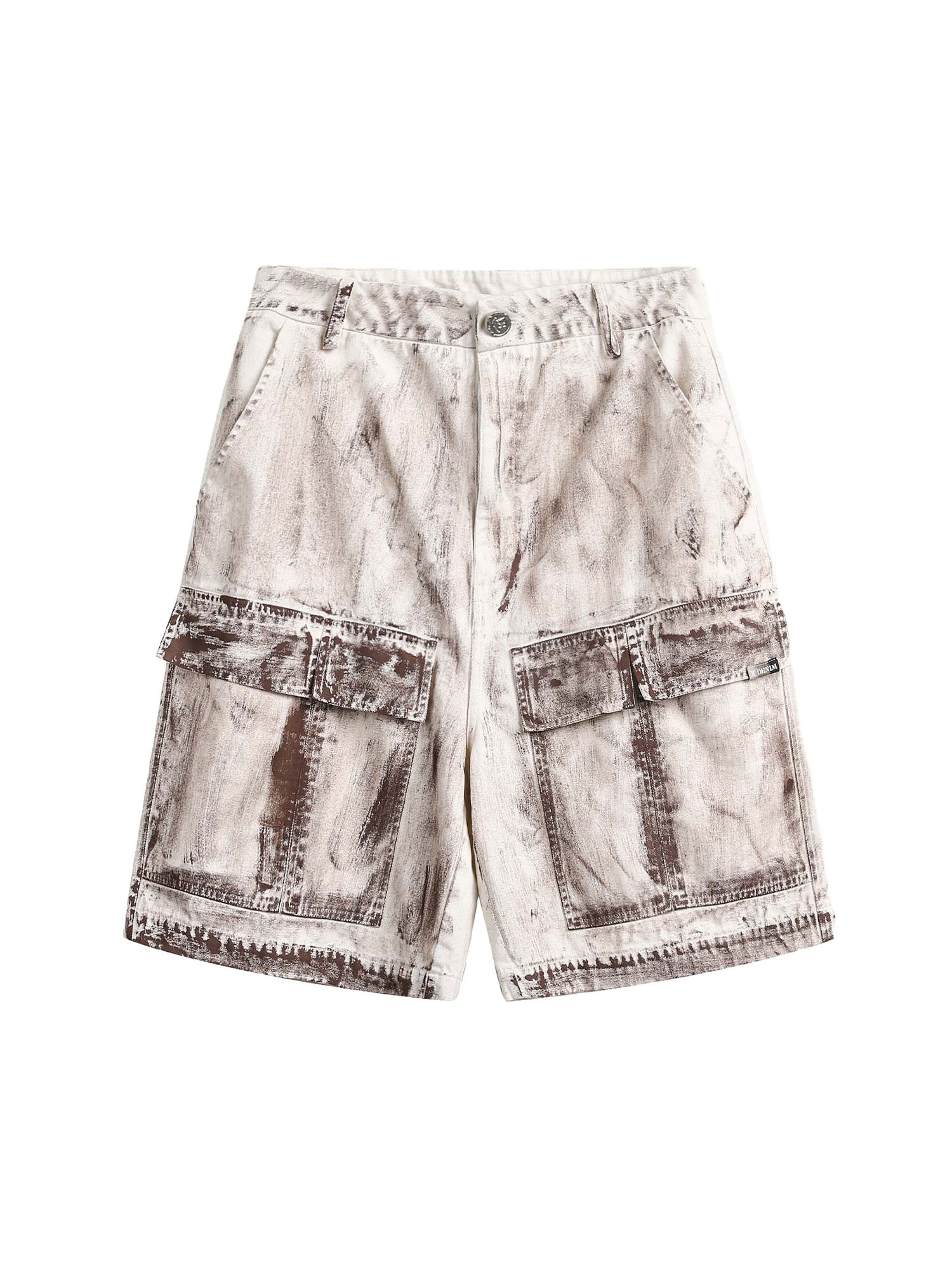 Thesupermade Wasteland Cement Old Style Hip-Hop Shorts