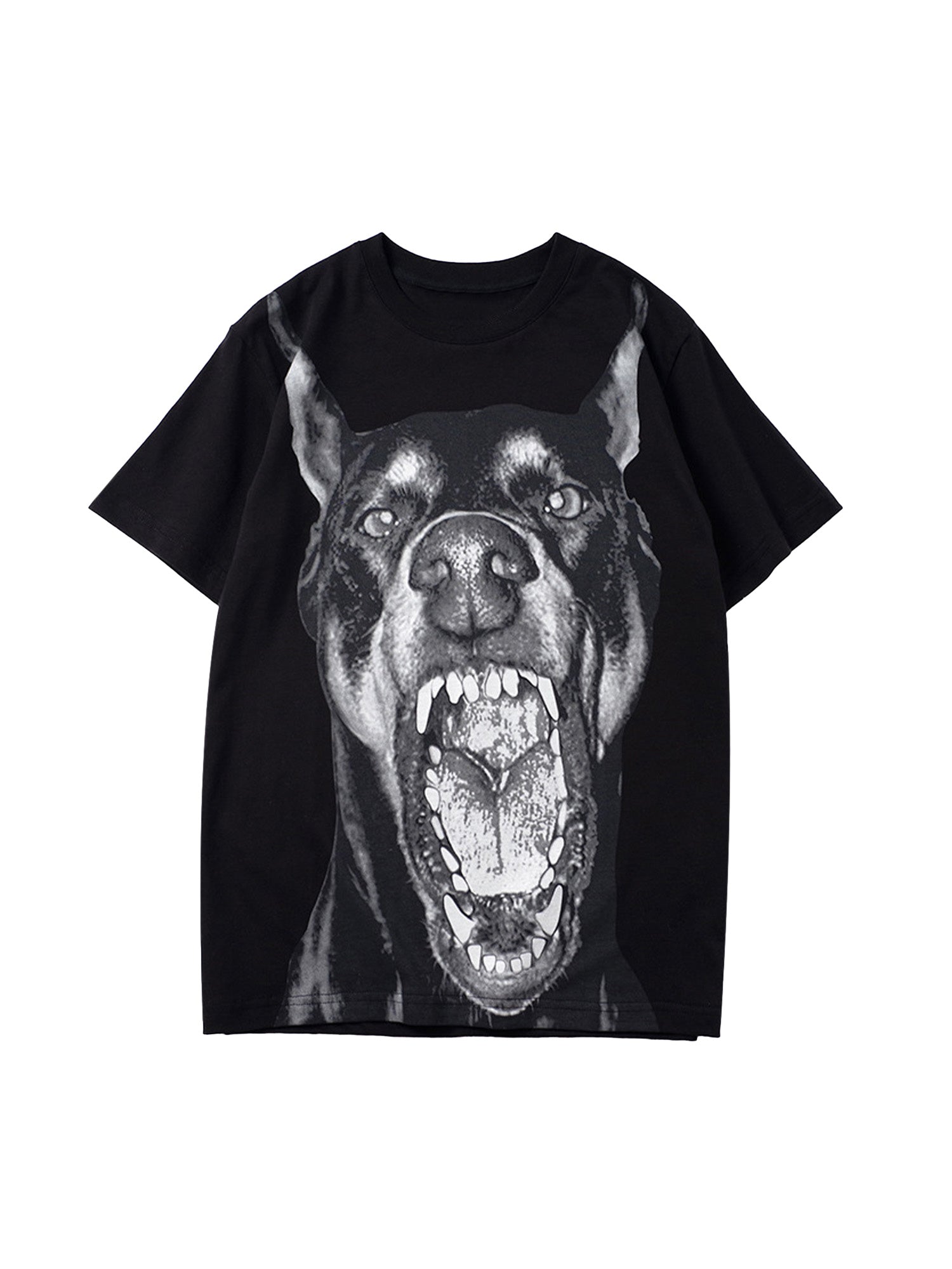 3D Printed Doberman Dog Head Hip Hop T-shirt | Thesupermade®