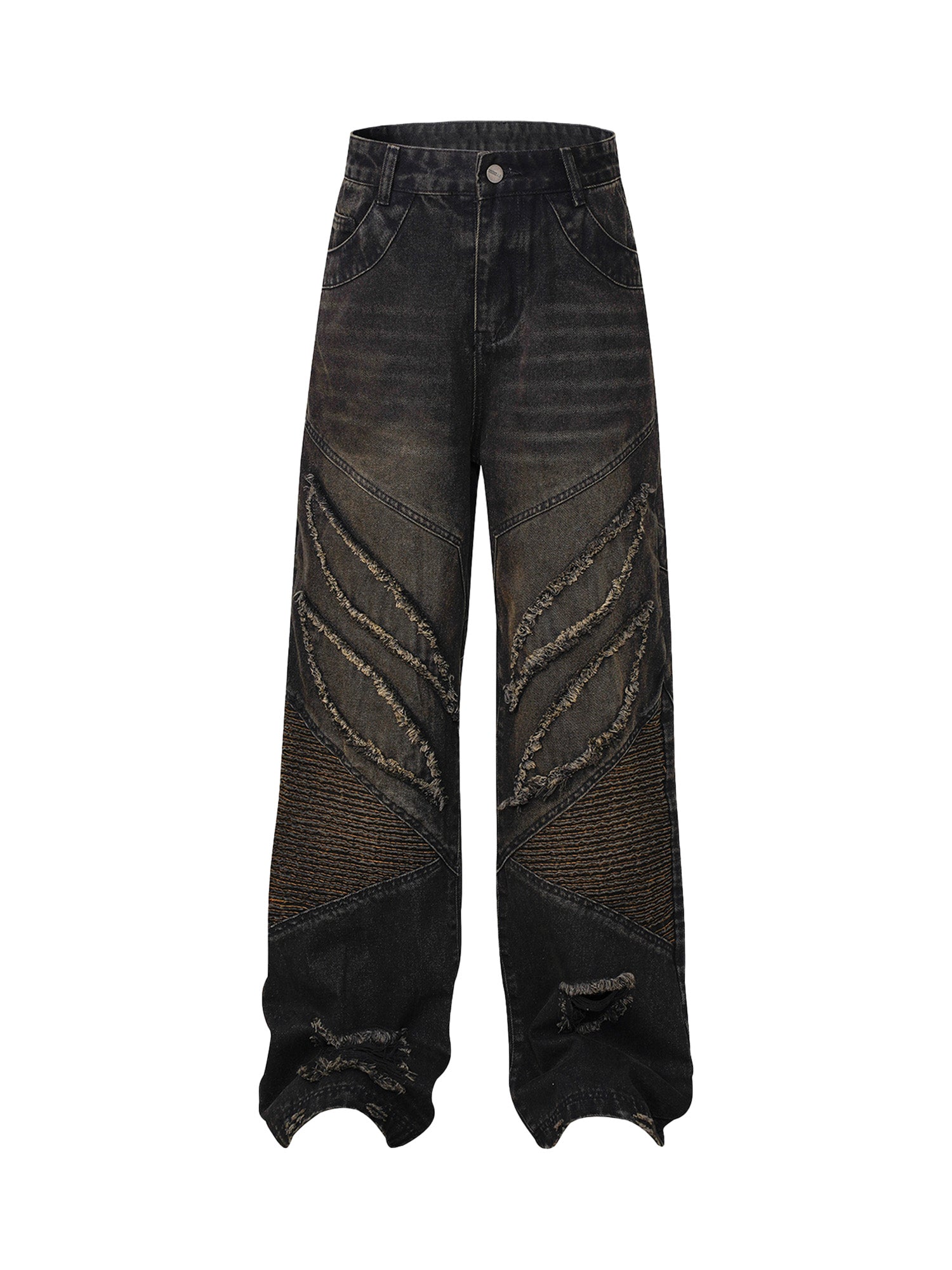 Thesupermade American High Street Washed Distressed Jeans