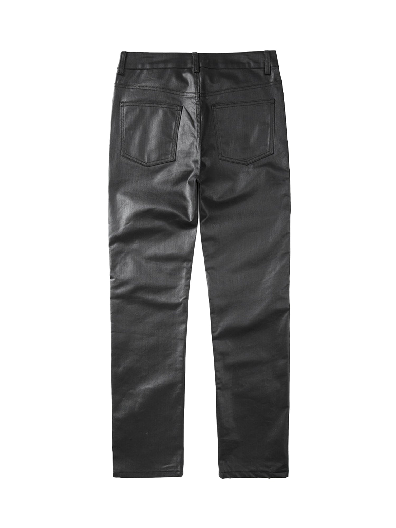 Thesupermade Retro Zipper Pocket Slim Straight Pants