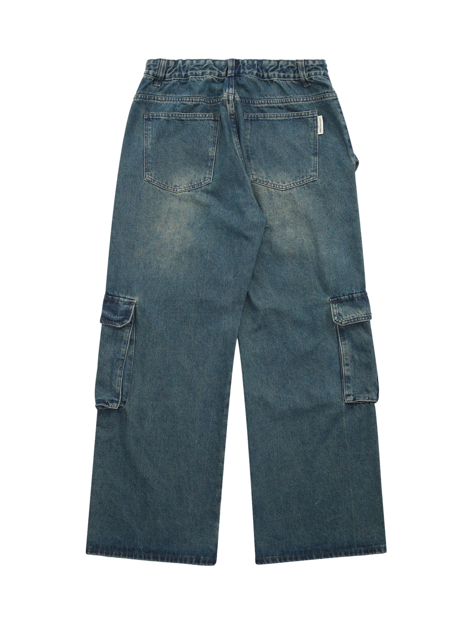 Thesupermade High Street Heavy Duty Design Multi-pocket Jeans