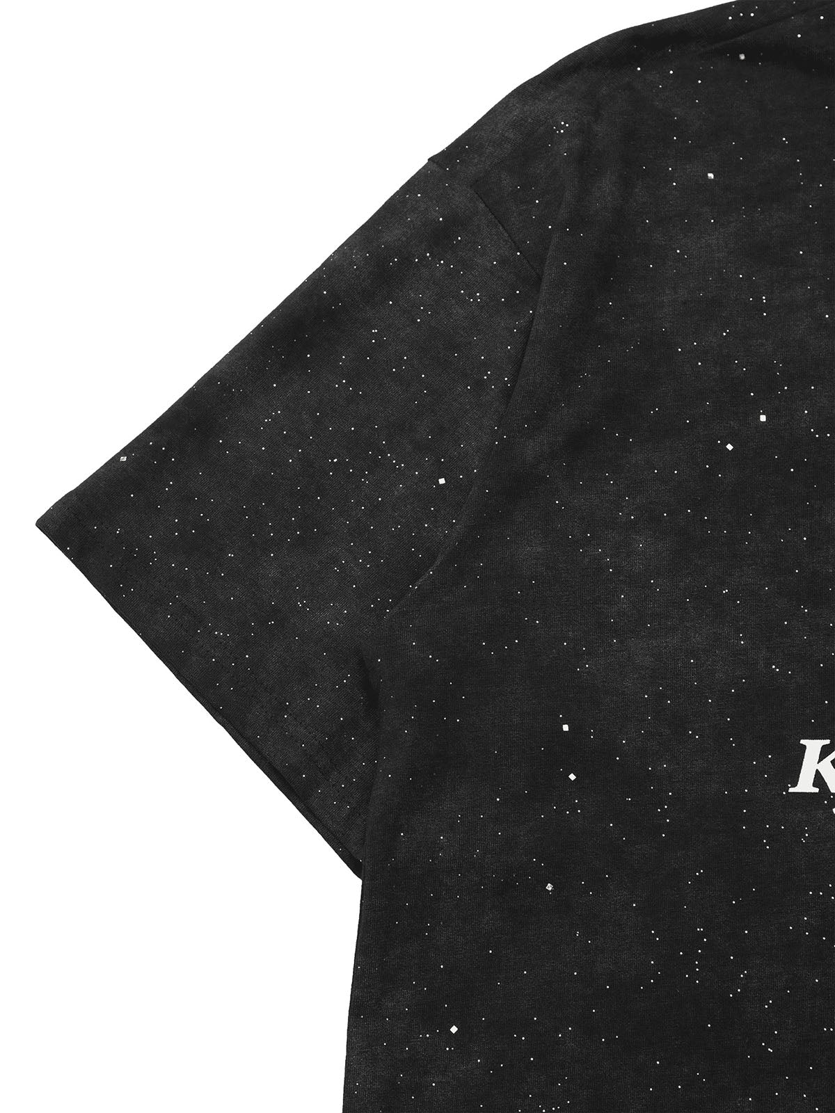 Thesupermade Starry Sky Printed Street Rap T-Shirt