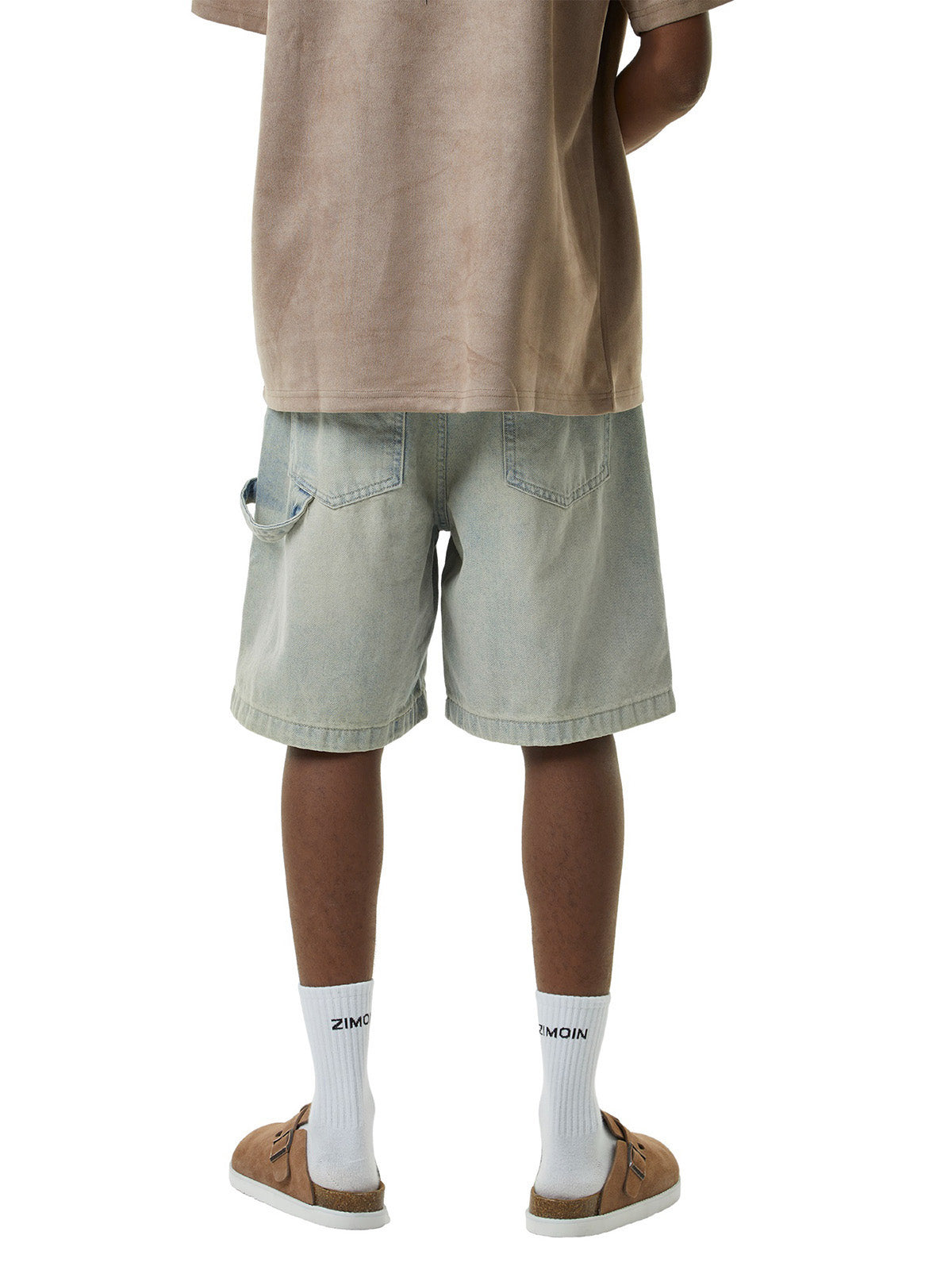 Thesupermade Retro Washed Hip-Hop Shorts