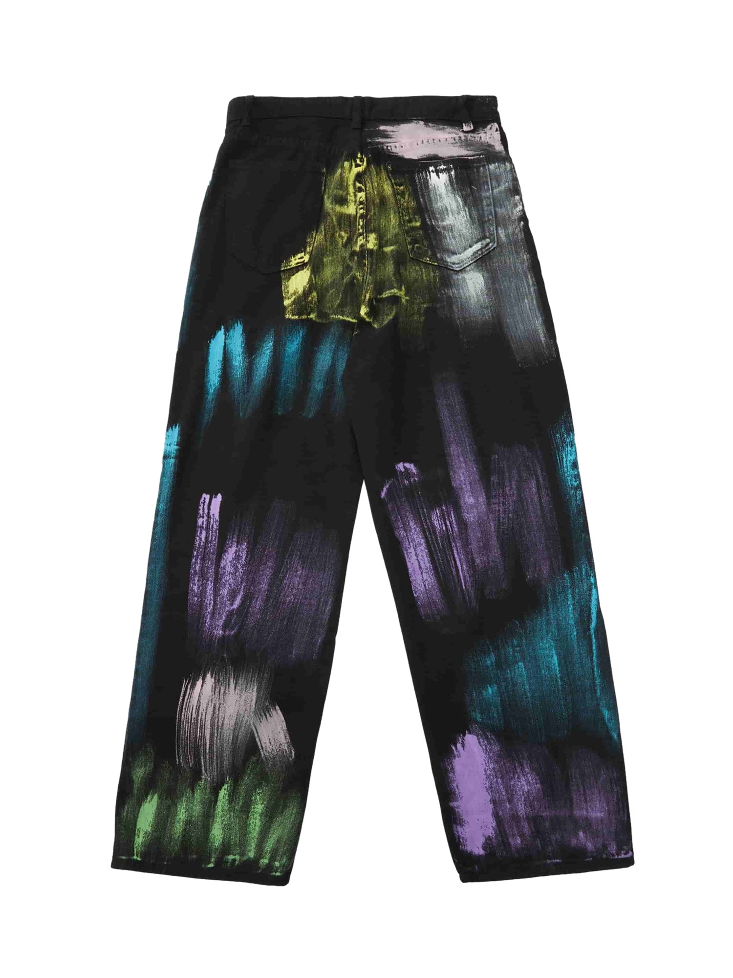 Thesupermade Watercolor Print Jeans - 1582