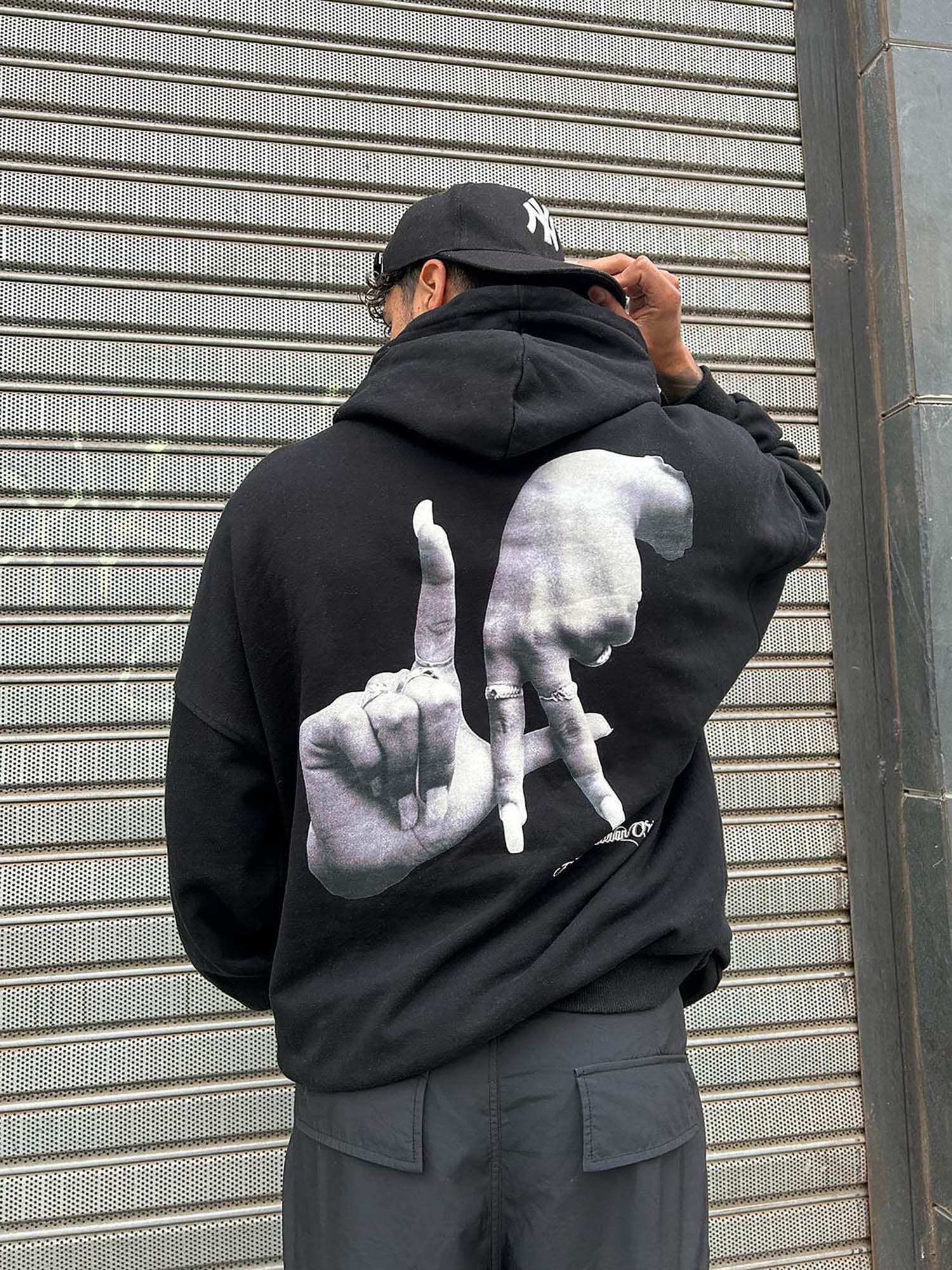 Thesupermade Gesture Print Hoodie -1268