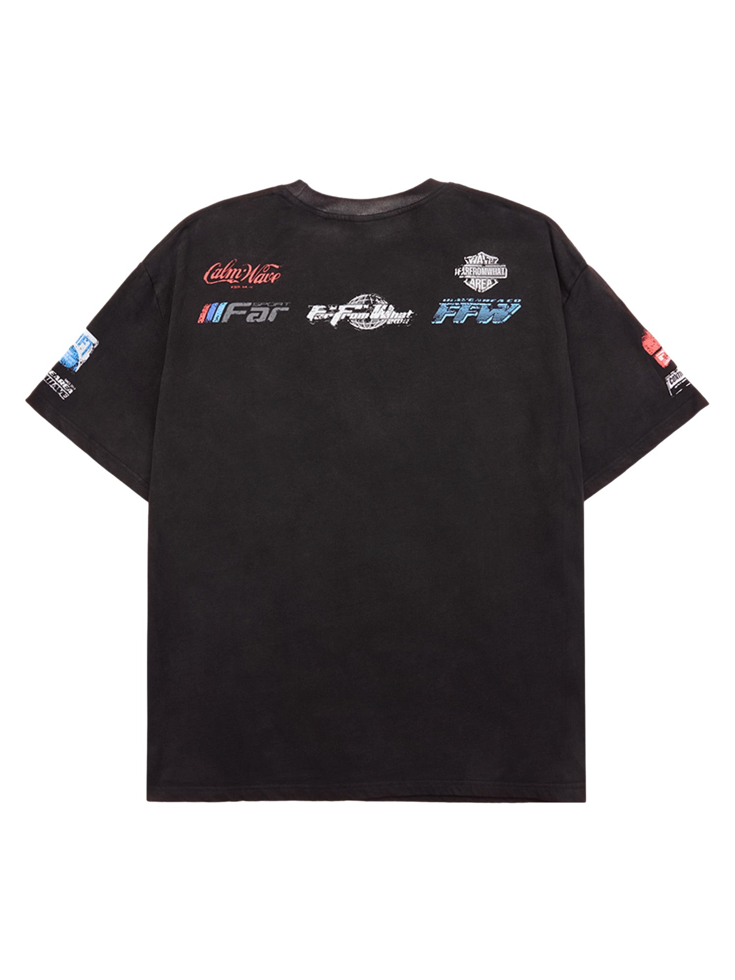 Thesupermade Racing Afterimage Lettering T-shirt