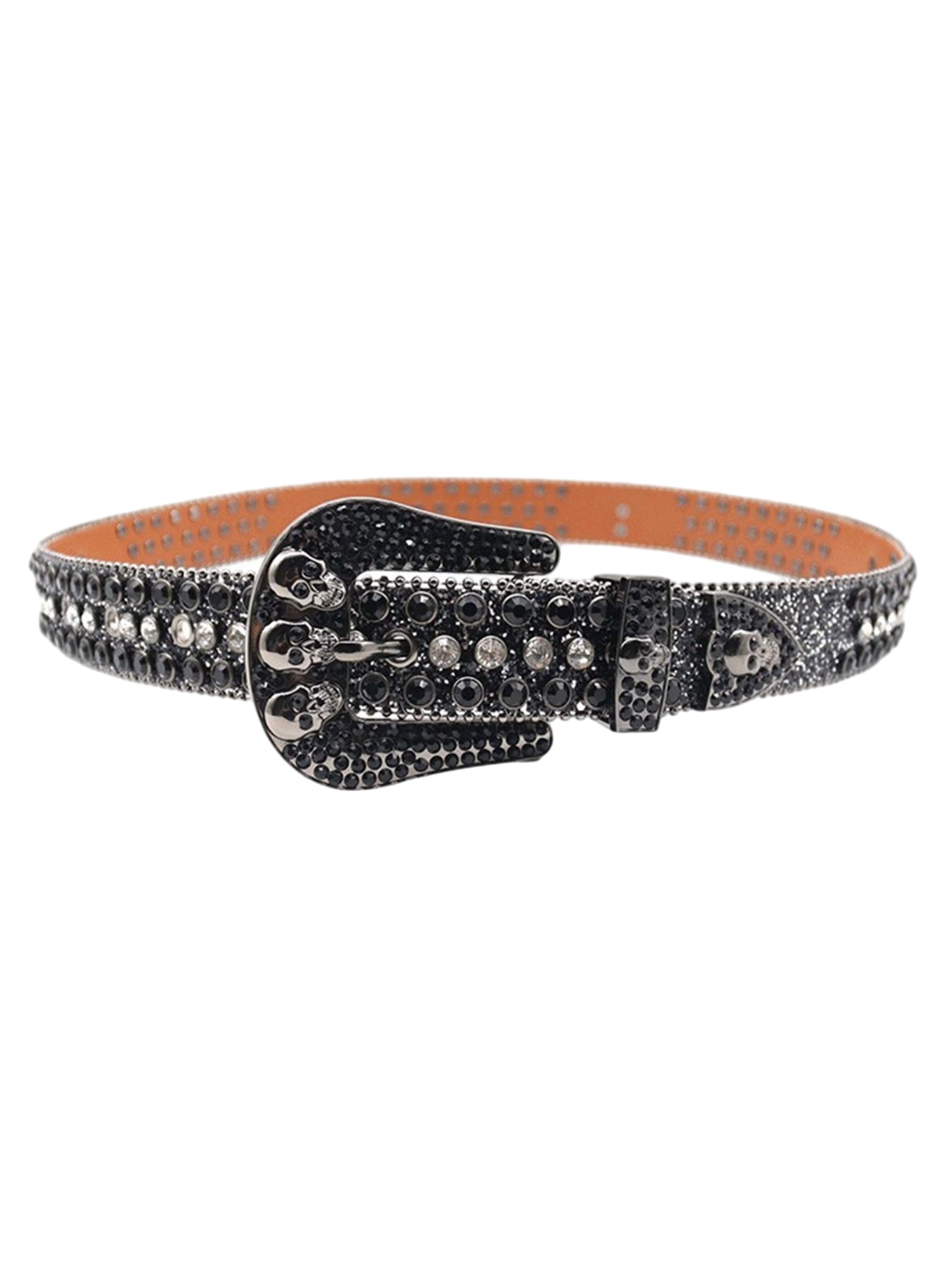 Thesupermade Rhinestone Beaded Belt - 1822