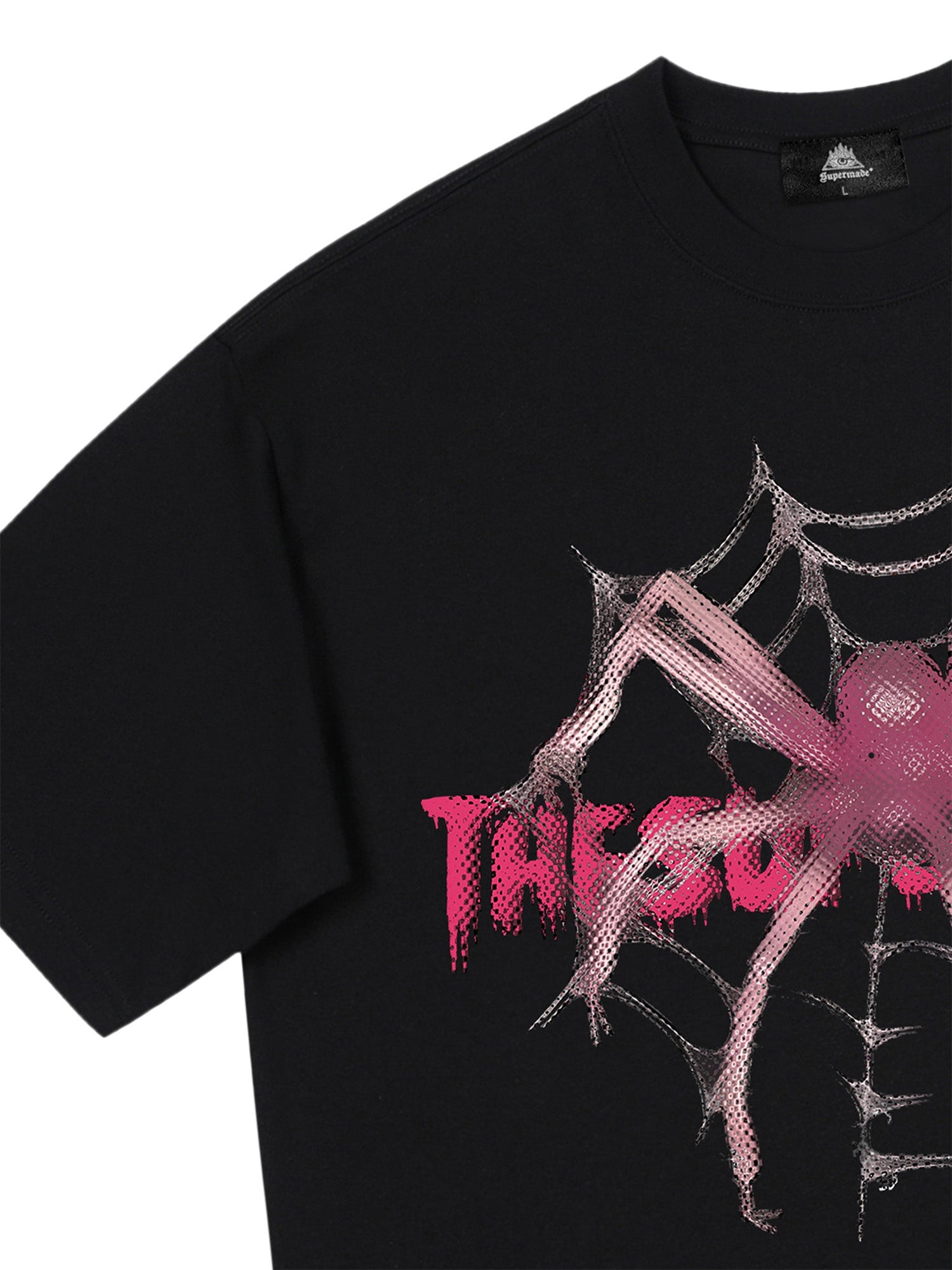 Thesupermade Pink Diamond Spider Hip Hop T-shirt | Thesupermade®