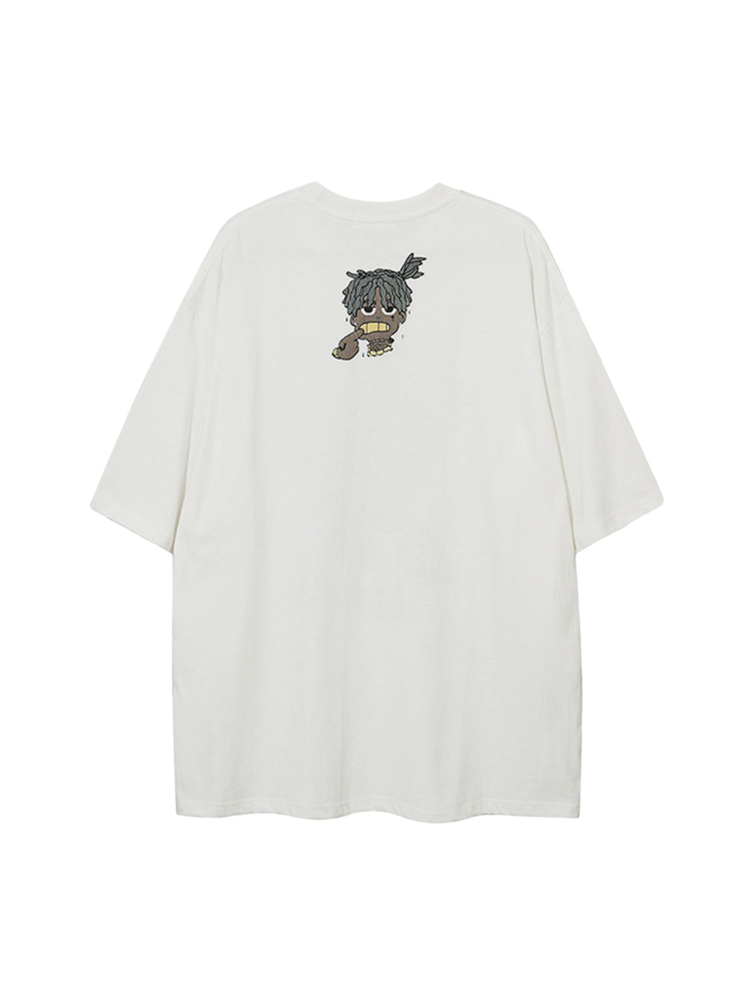 Thesupermade Cartoon Foam Loose T-Shirt