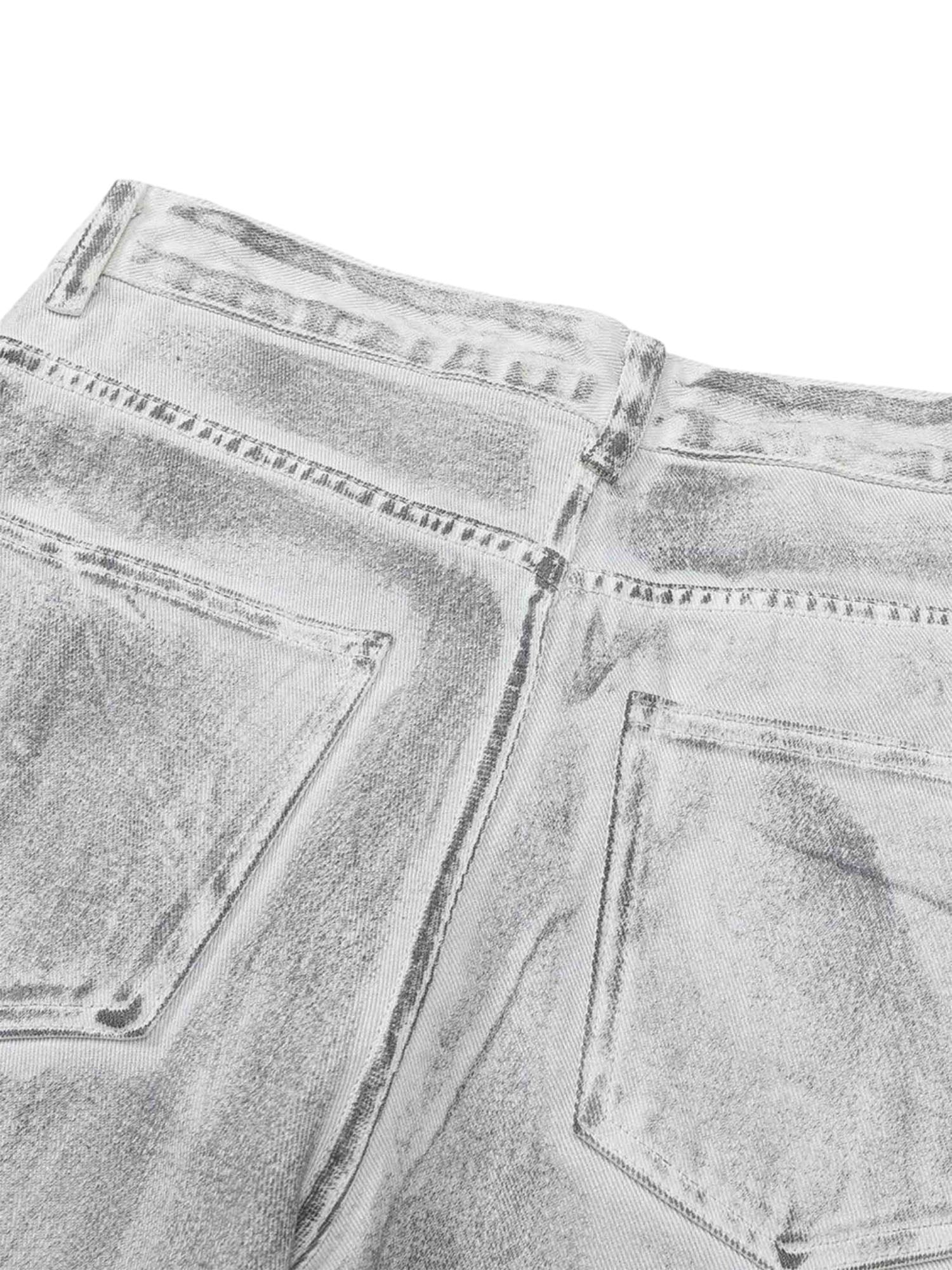 Thesupermade Hip Hop Aged Straight Leg Jeans - 1932