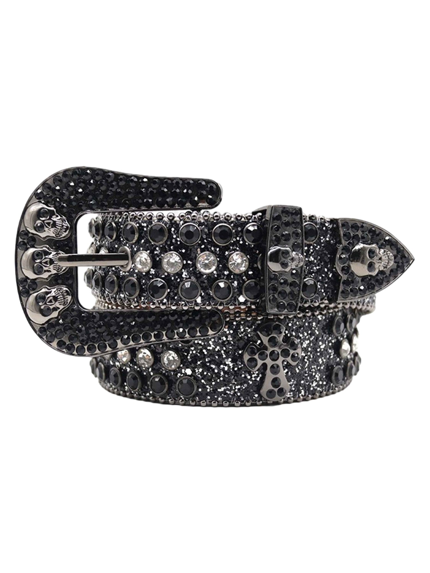 Thesupermade Rhinestone Beaded Belt - 1822