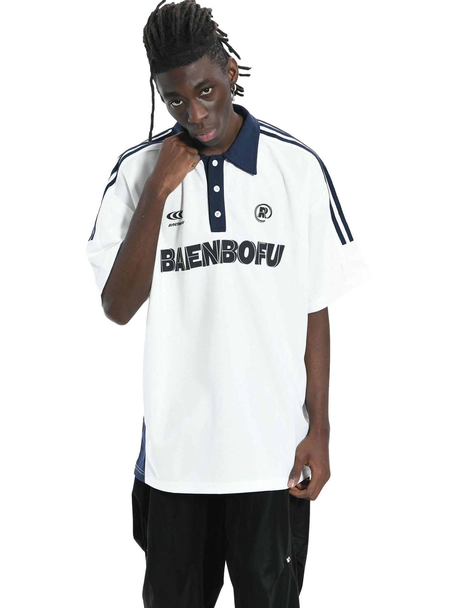 Thesupermade Retro Street Polo Short Sleeve T-Shirt - 2126