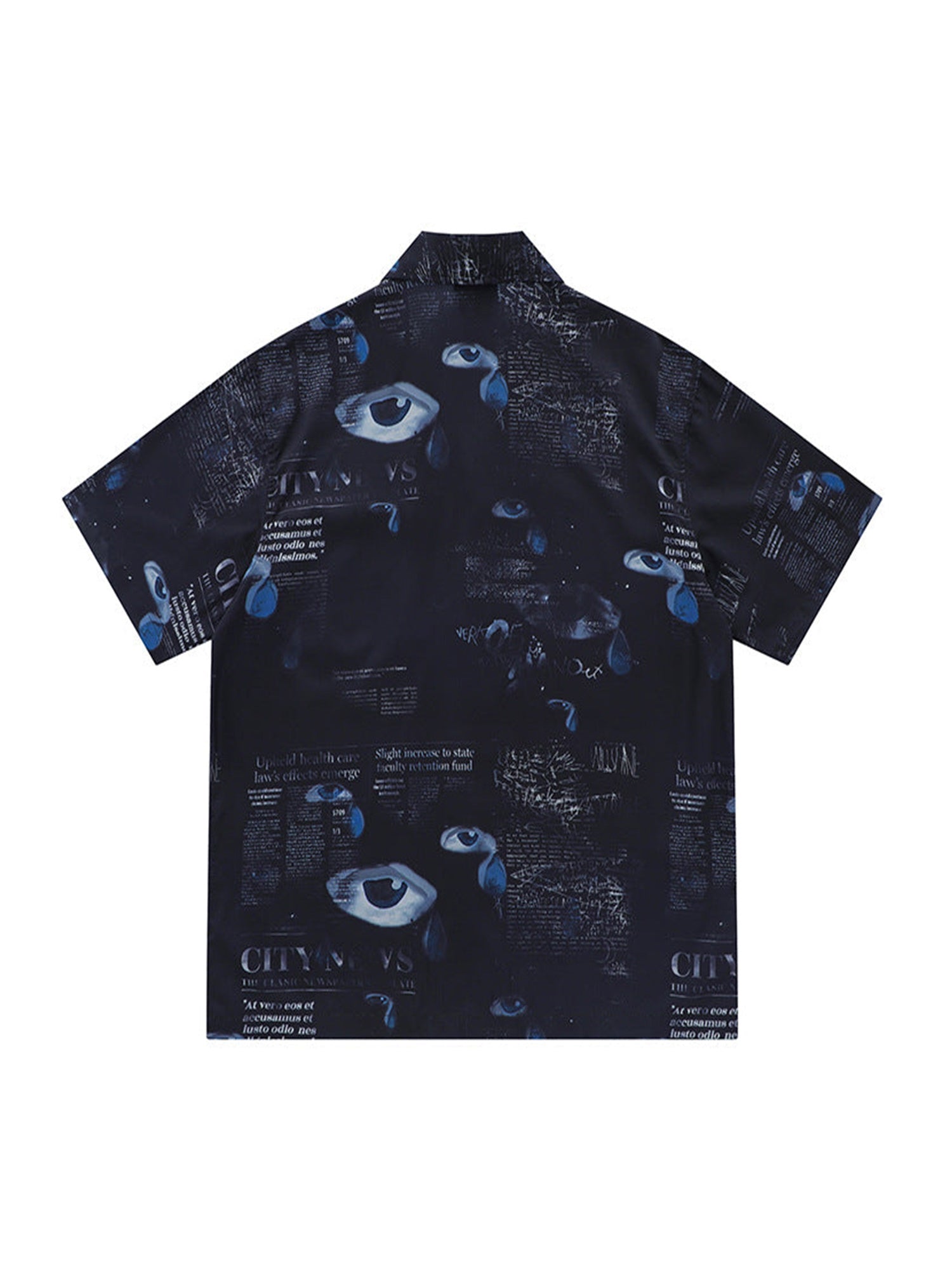 Thesupermade American Hip Hop Eye Print Shirts