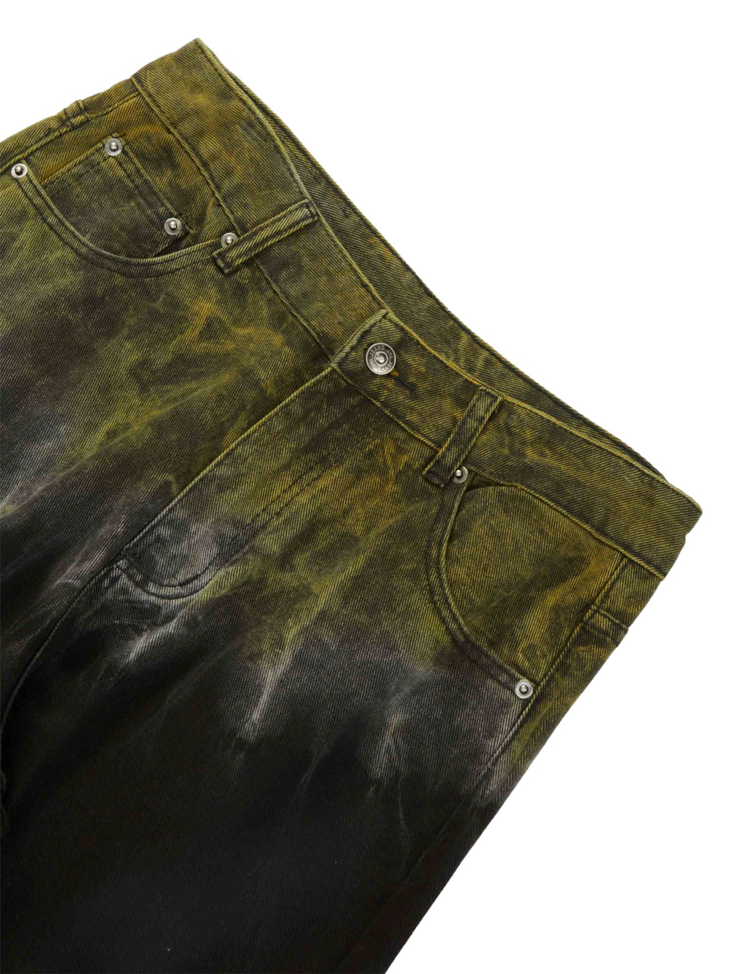 Thesupermade Graffiti Fun Tie-Dye Straight Jeans