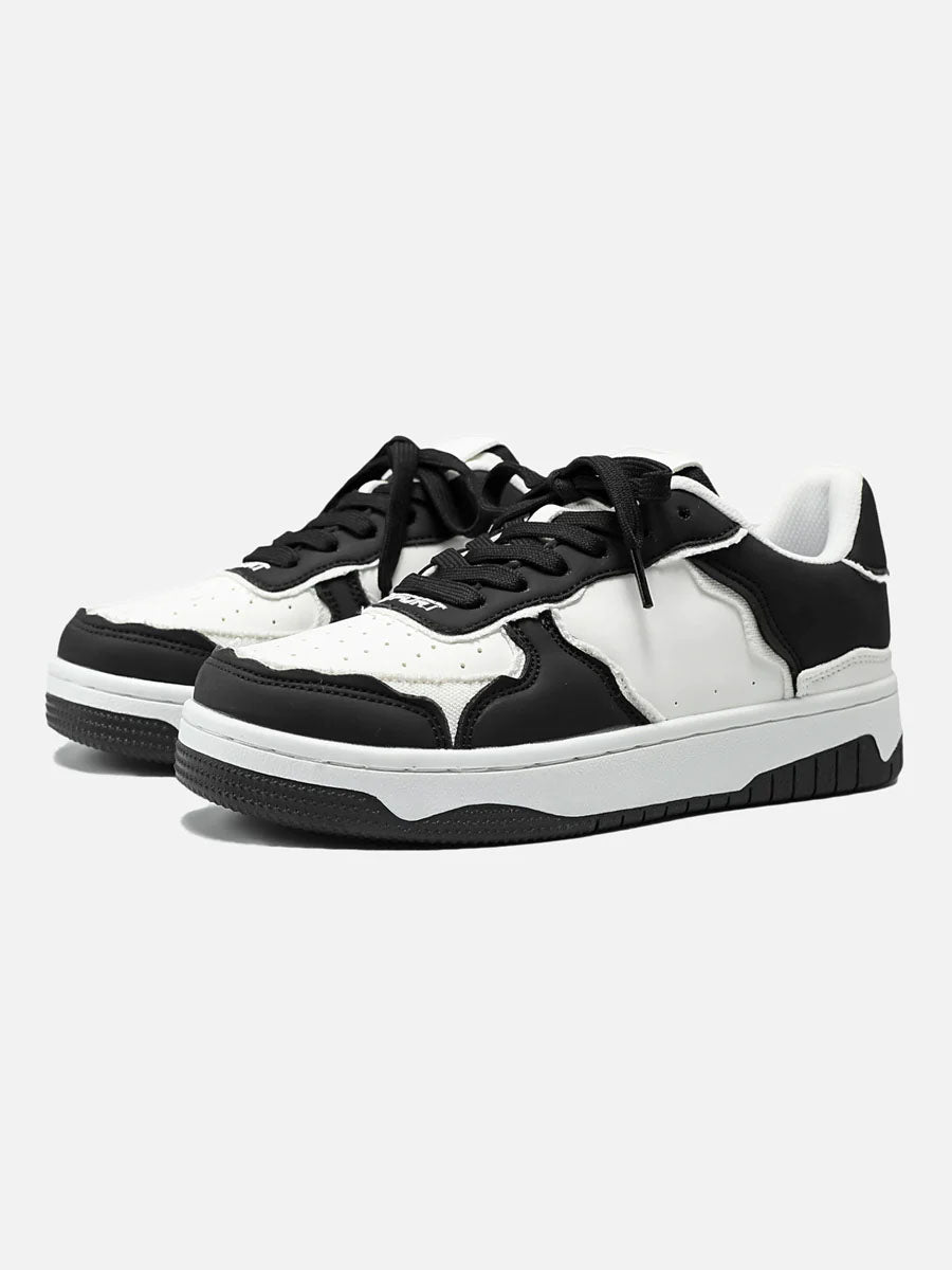 Thesupermade High Street Black And White Board Casual Shoes -1554